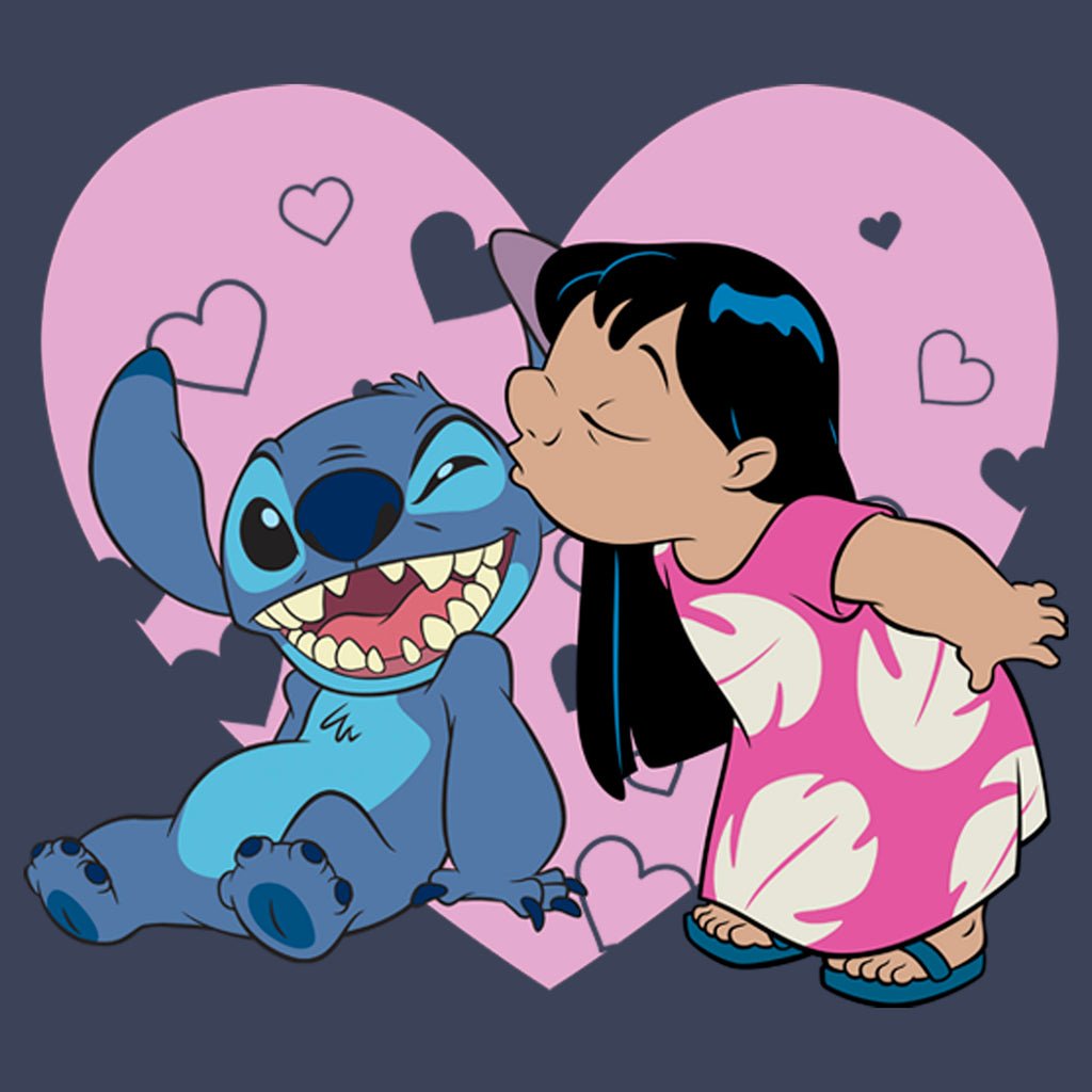 Boy's Lilo & Stitch Valentine's Day Kisses T Shirt