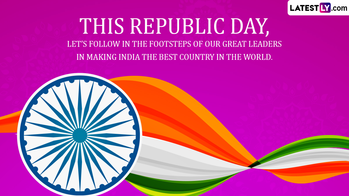 Happy Republic Day 2023 Messages: Share Greetings, Gantantra Diwas Wishes, Image, HD Wallpaper and SMS With Family And Friends