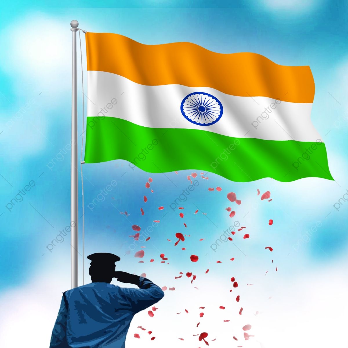 Download this Indian Flag, Republic Day, Independence Day Vector PNG clipart image with. Happy independence day india, Independence day image, Indian flag image