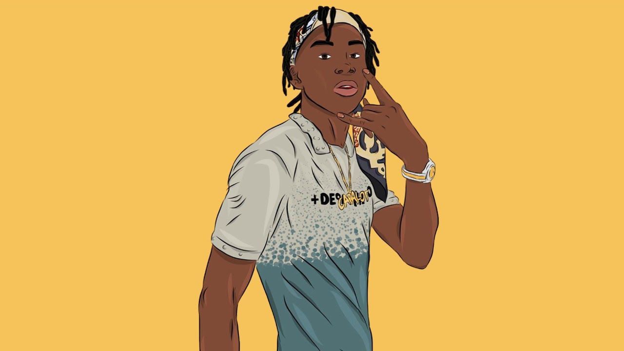 Lil Tjay Cartoon Wallpaper
