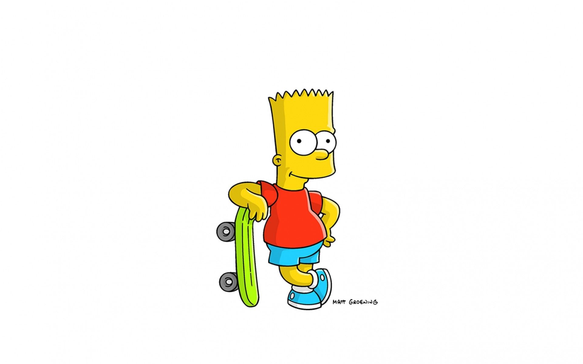 2023 Bart simpson middle finger wallpaper desktop text