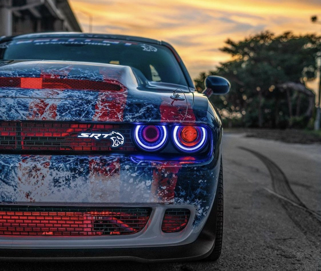 2015 2023 Dodge Challenger RGBW +A LED DRL Replacement Boards– AutoLEDTech.com