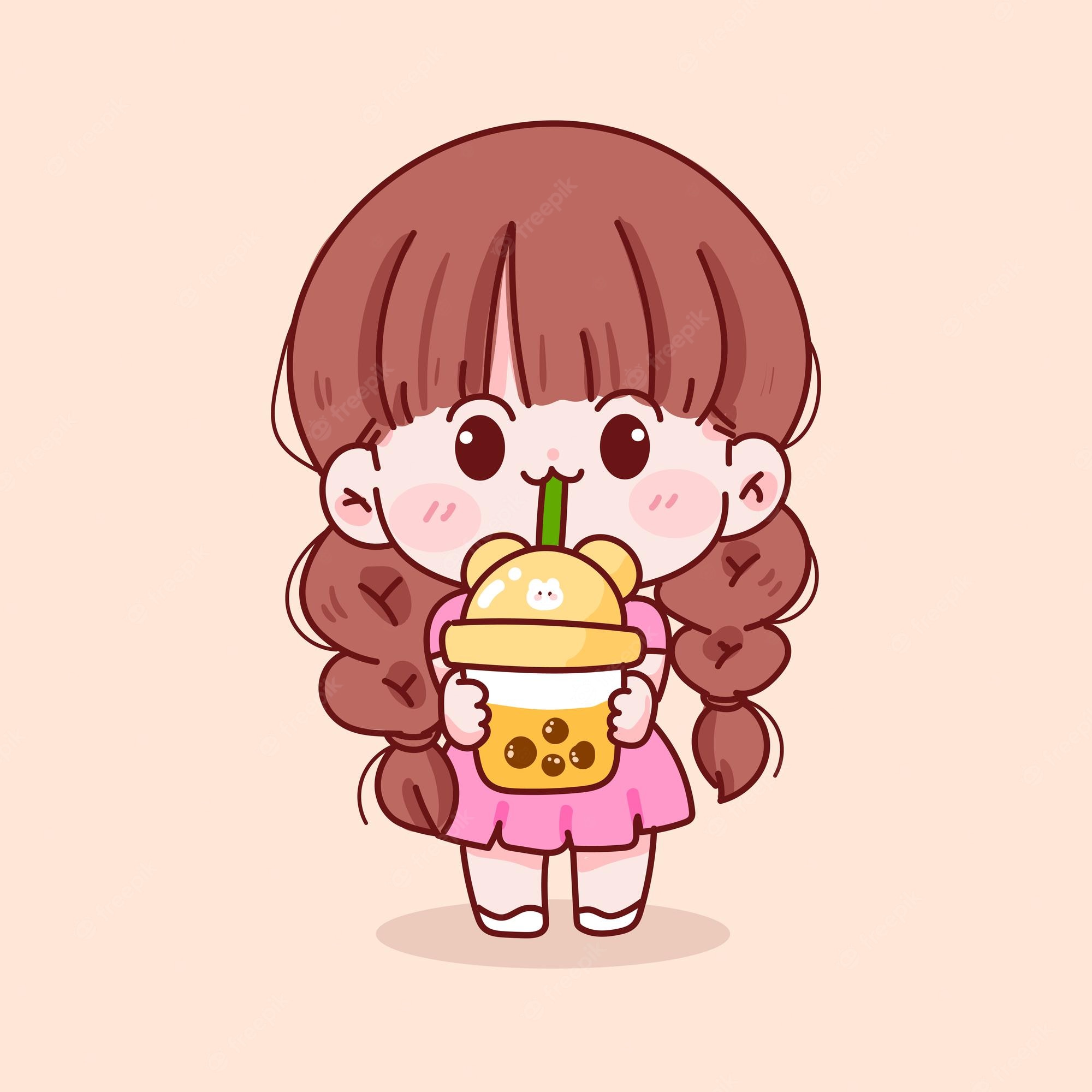 Kawaii Bubble Tea Image