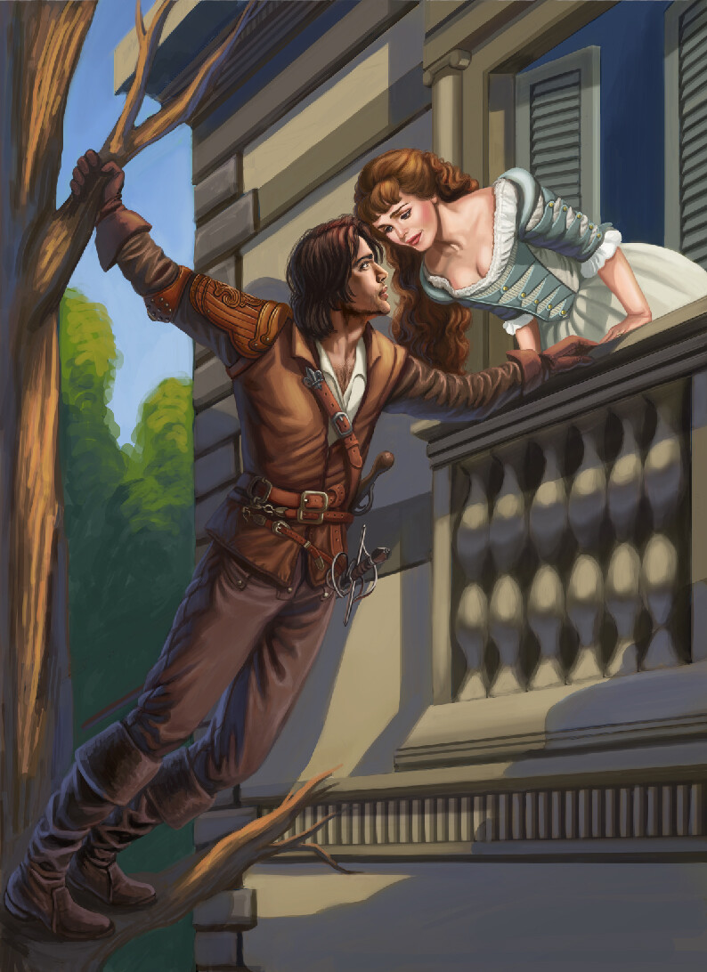 BBC Musketeers' d'Artagnan and Constance (Romeo and Juliet)