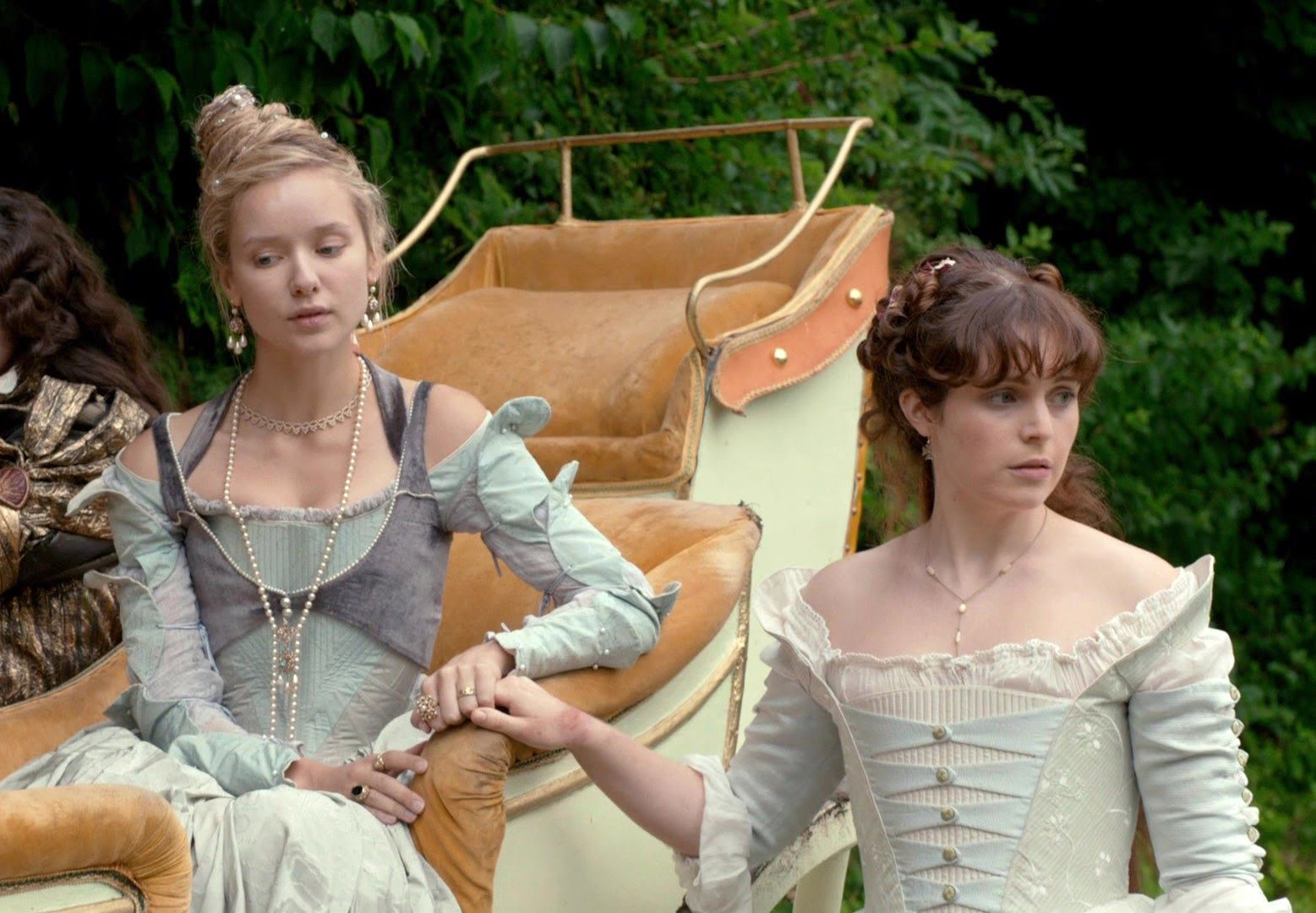 The Musketeers Anne and Constance. Bbc musketeers, Aramis and anne, Tudor fashion