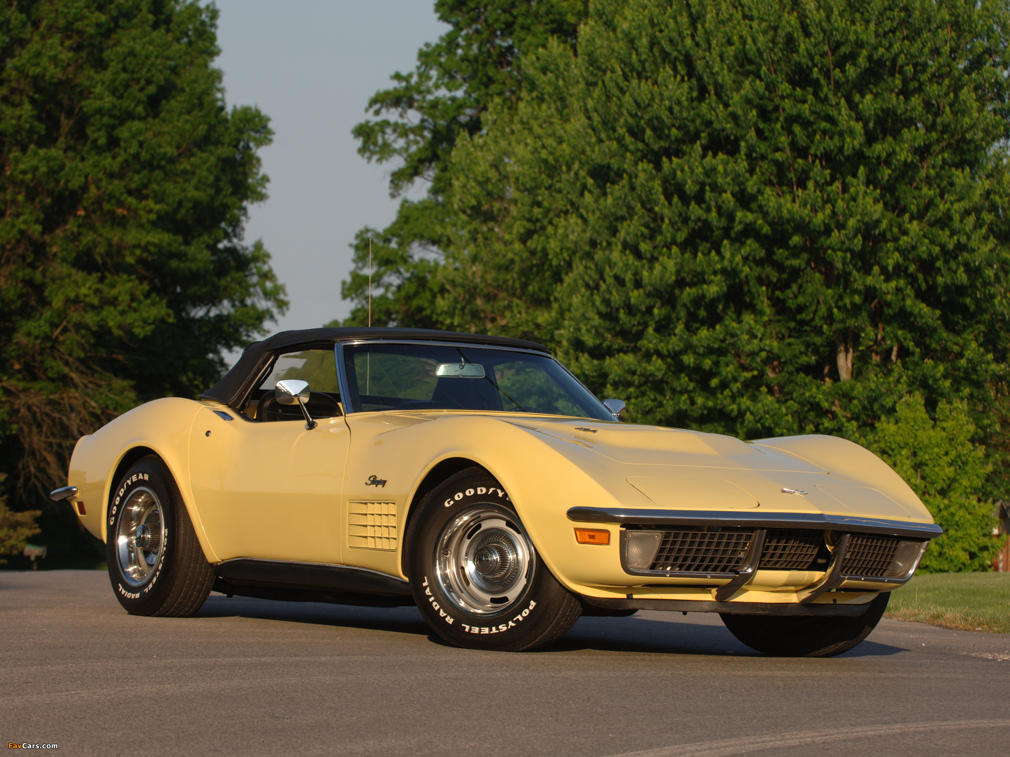 Corvette Stingray Convertible (C3) 1970–72 wallpaper (2048x1536)