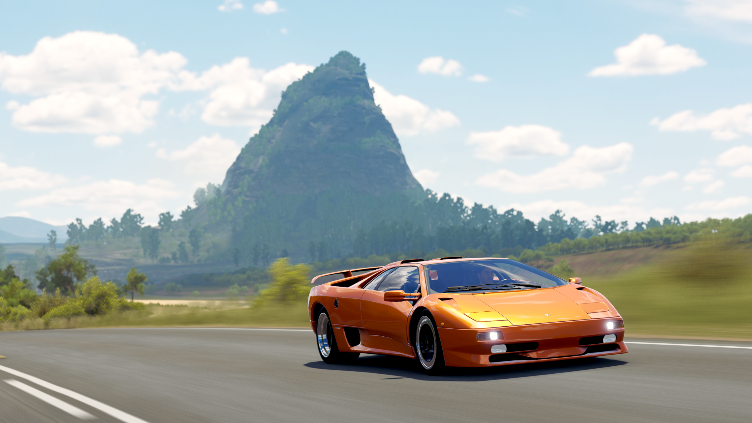 Wallpaper, forza horizon 3, car, 2k, Lamborghini Diablo Sv, video games 2560x1440