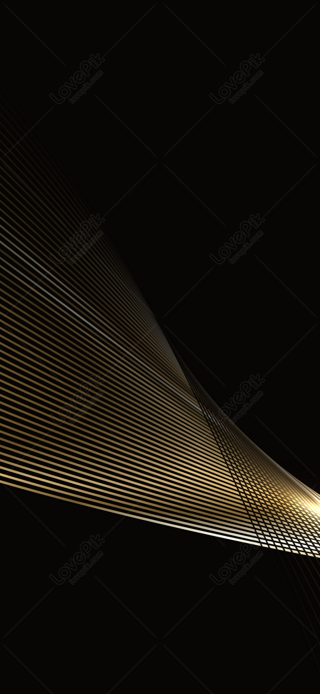 Black Gold Business Line Mobile Wallpaper Image Free Download
