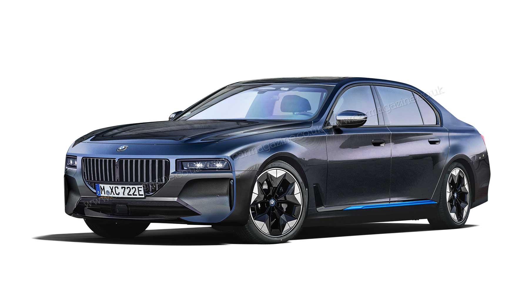 BMW i7: new picture of the electric seven testing