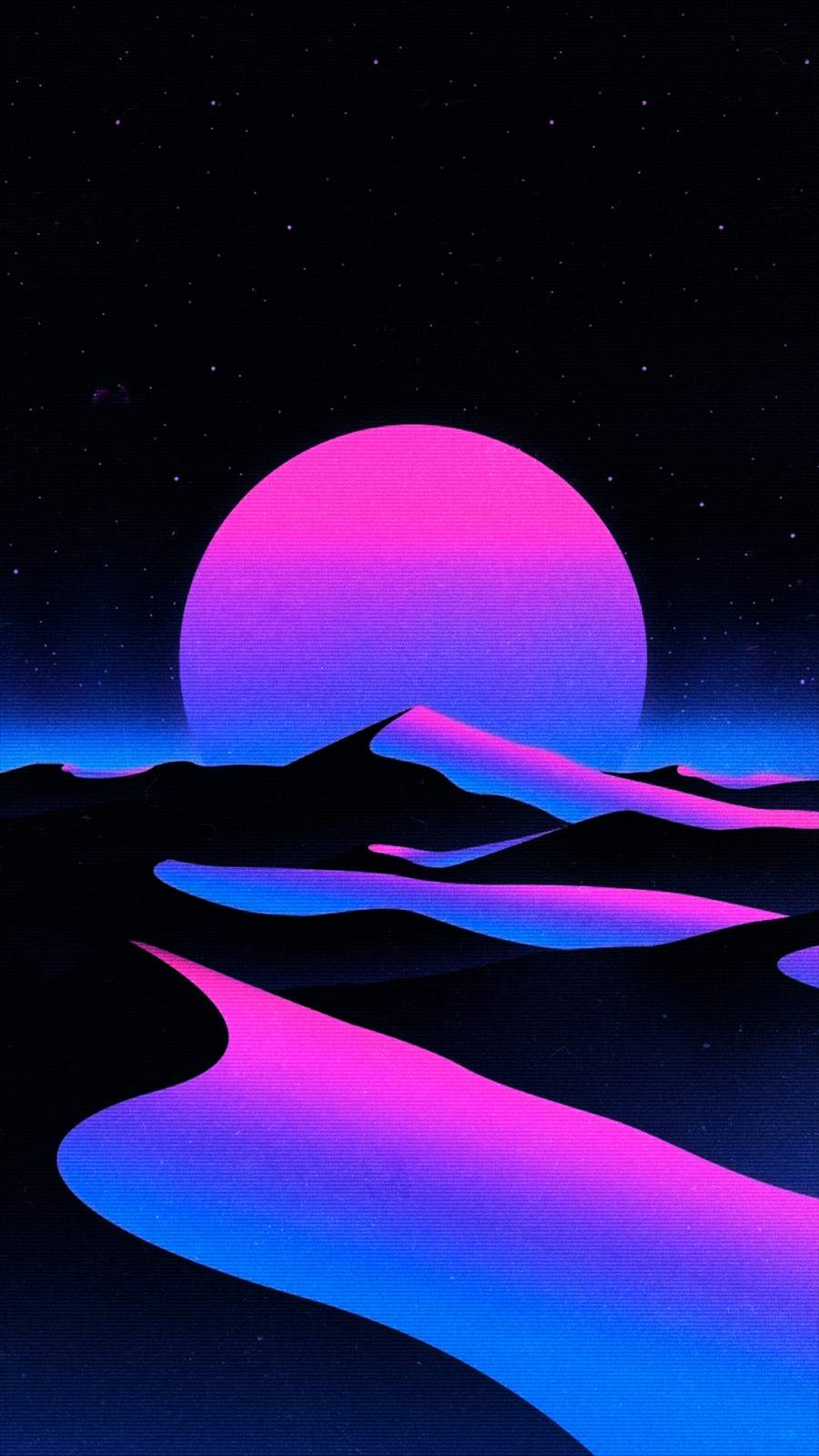 Amoled Desert iPhone Wallpaper
