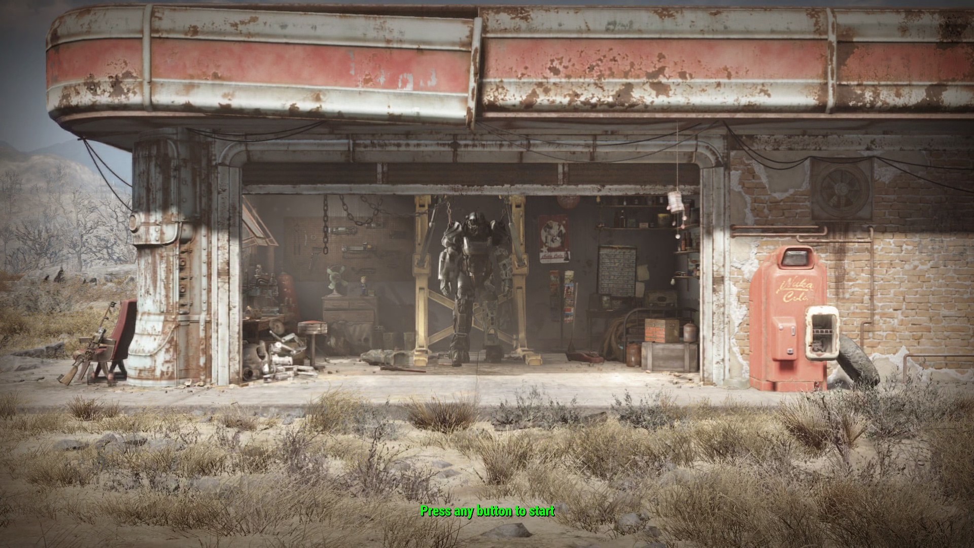 Menu Red Rocket. Fallout 4