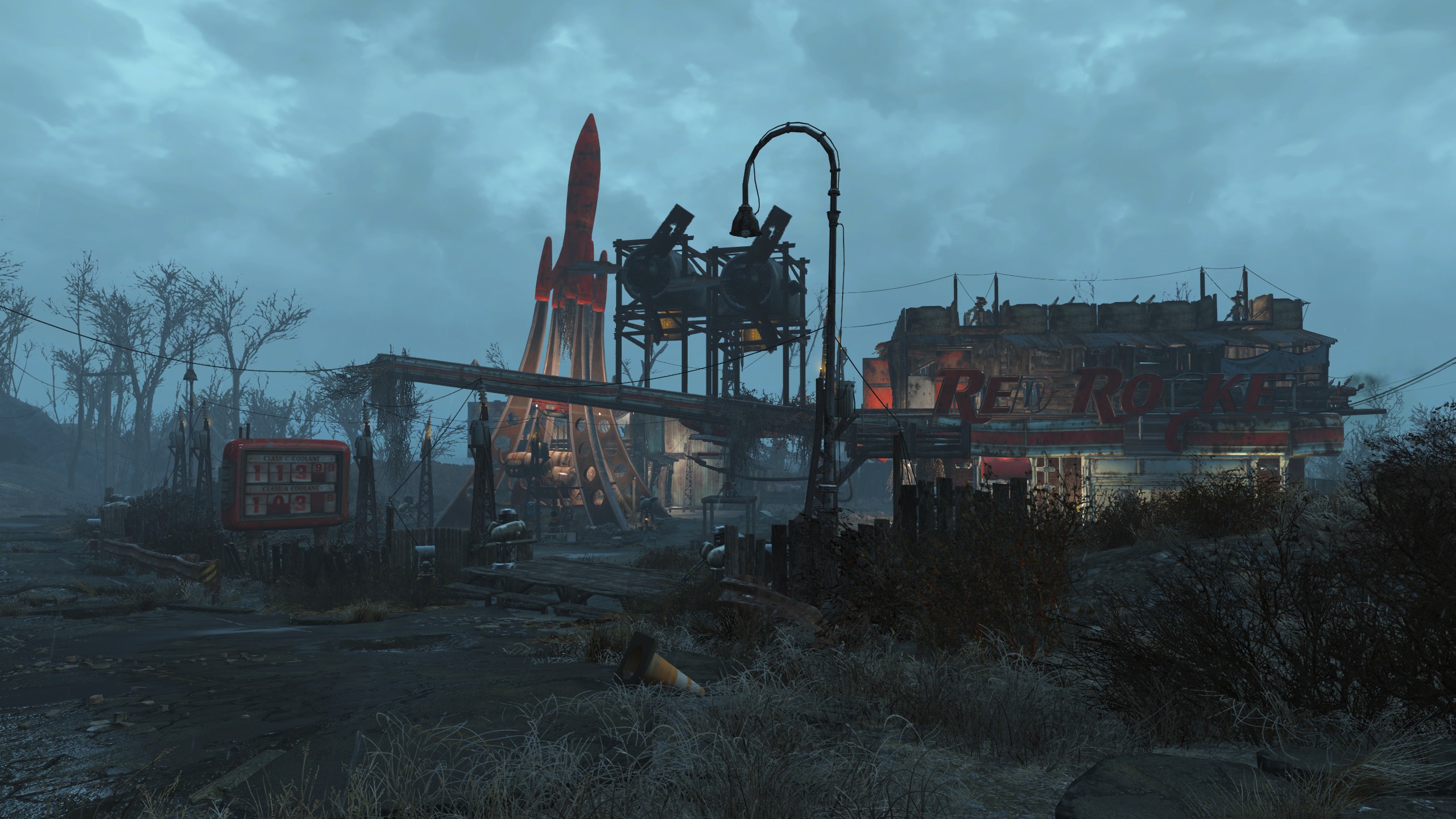Fallout 4 сигнал бедствия стоянка грузовиков красная ракета фото 21