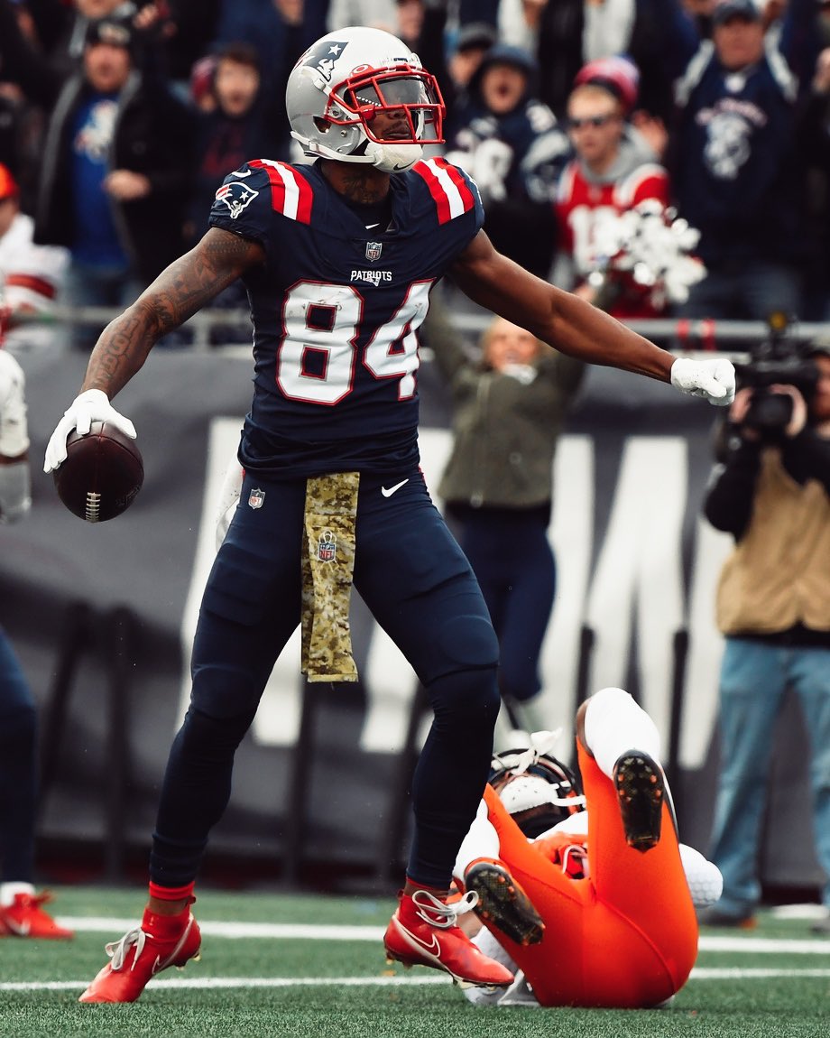 PFF NE Patriots Bourne averaged 6.7 yards gained AFTER the catch last season, sixth highest among all WR's