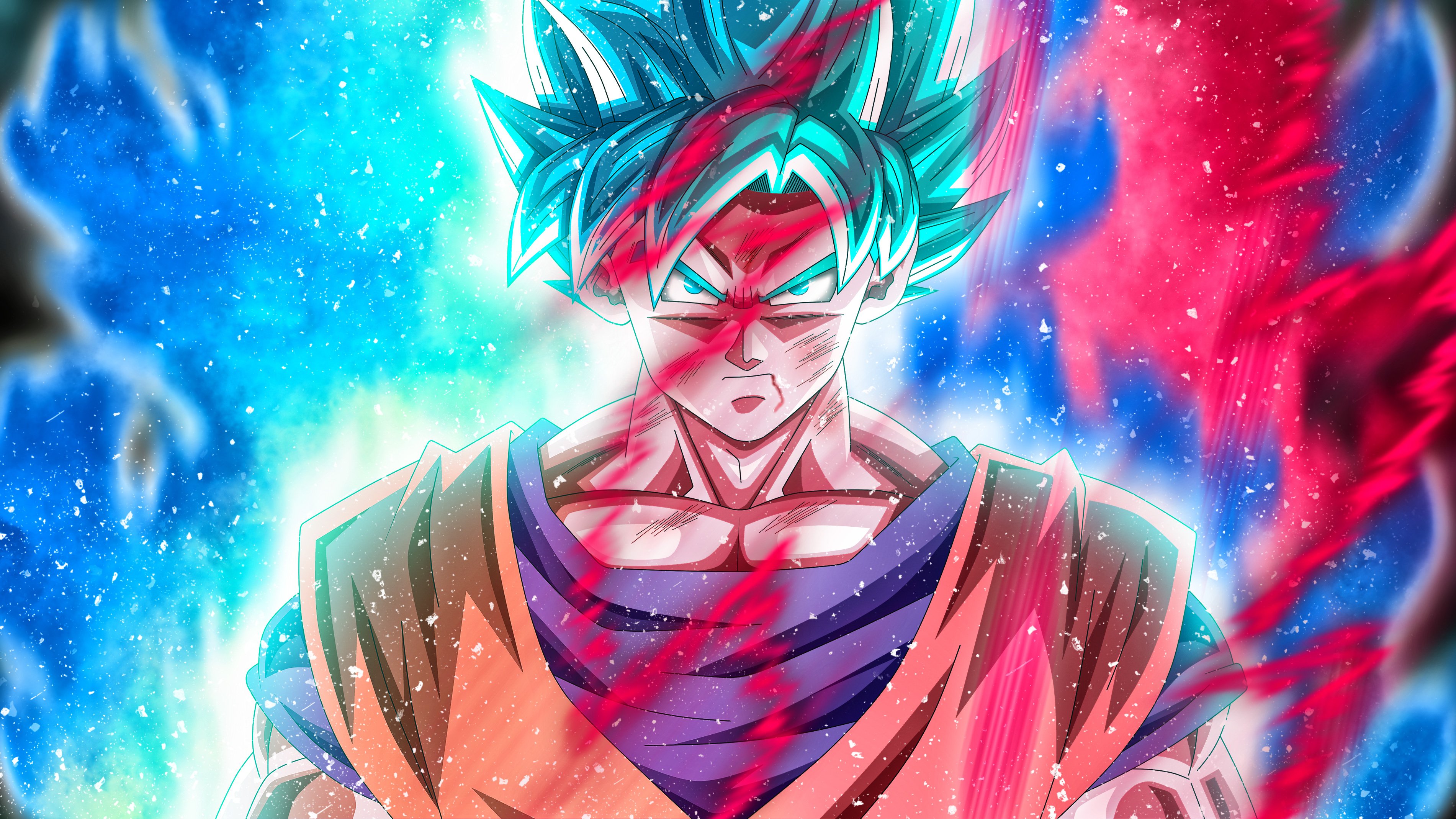 Goku Super Saiyan Blue from Dragon Ball Super Anime Wallpaper