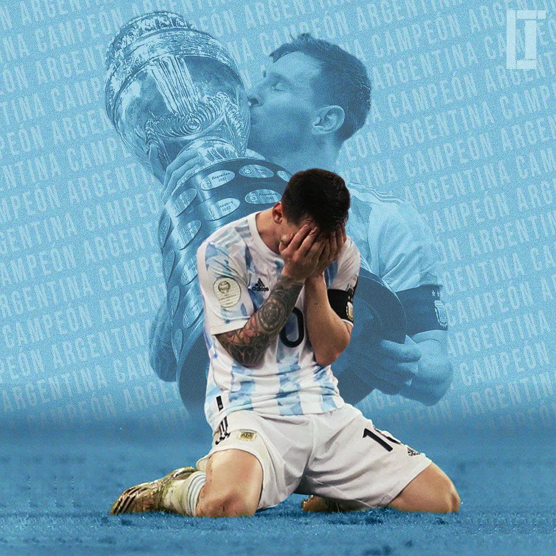 Doble AAño y Wallpaper de Lionel Messi en Argentina Campeón Copa América 2021 SE AGRADECE ♥️ Y