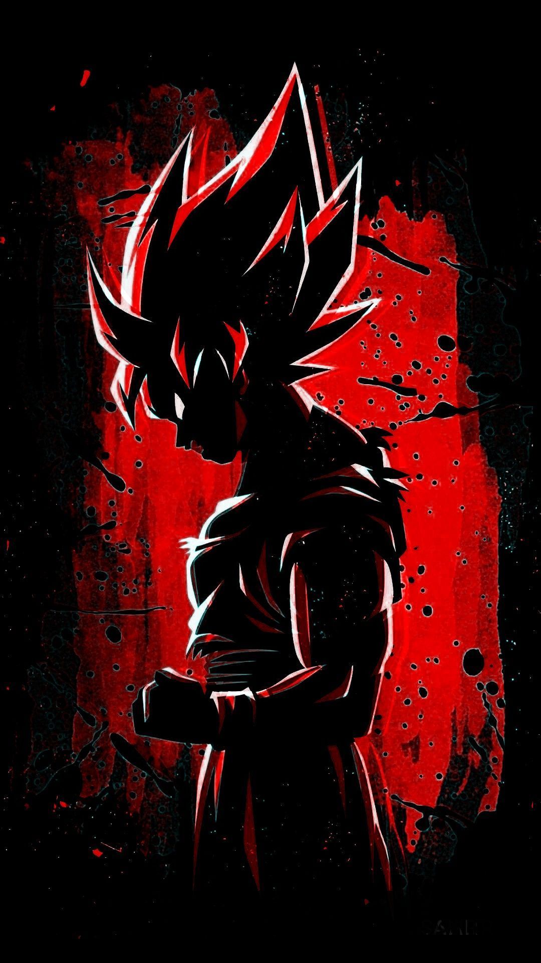 Goku Red Wallpaper
