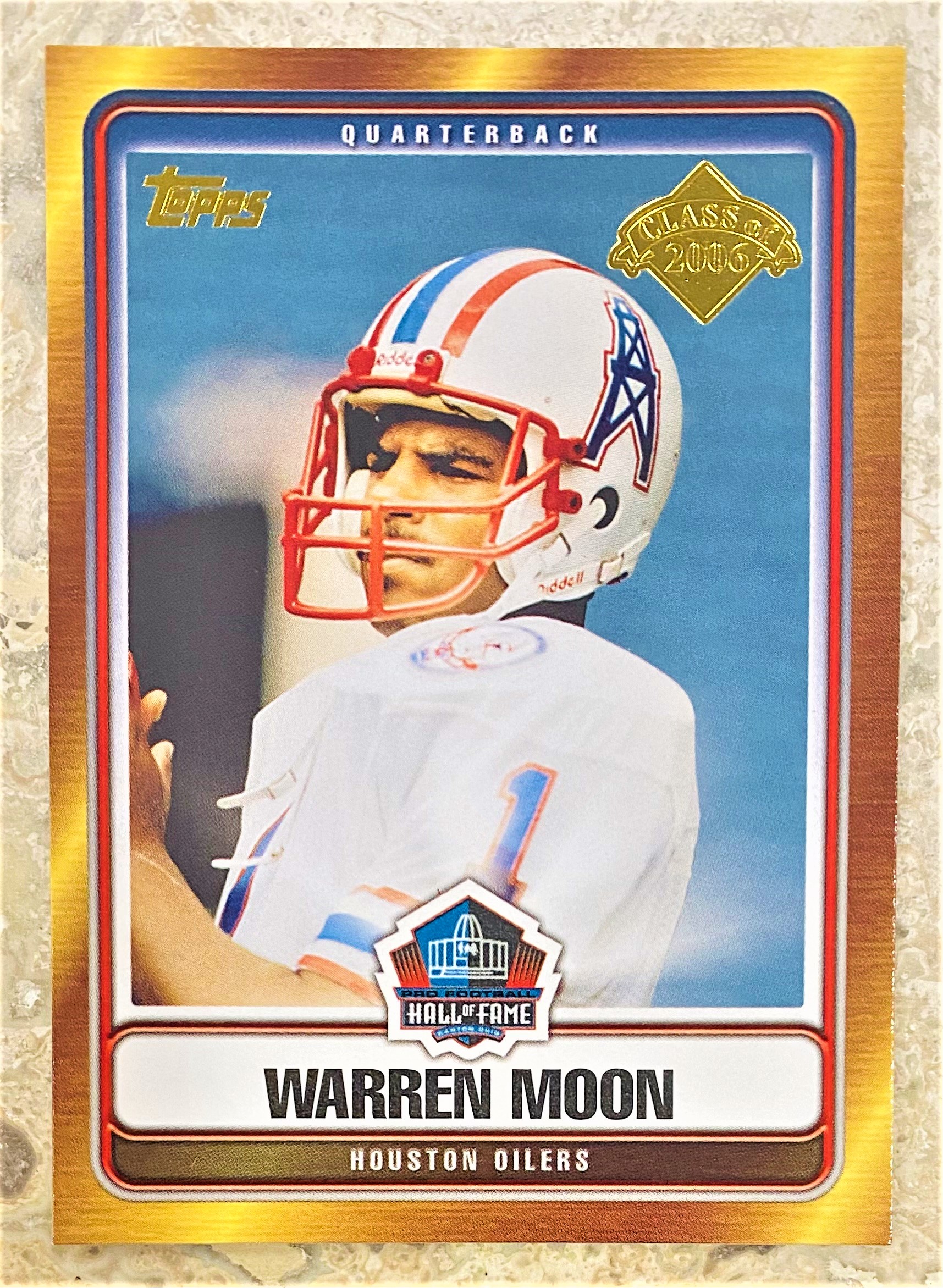 Warren Moon 2006 Topps Houston Oilers Football Hall of Fame Card