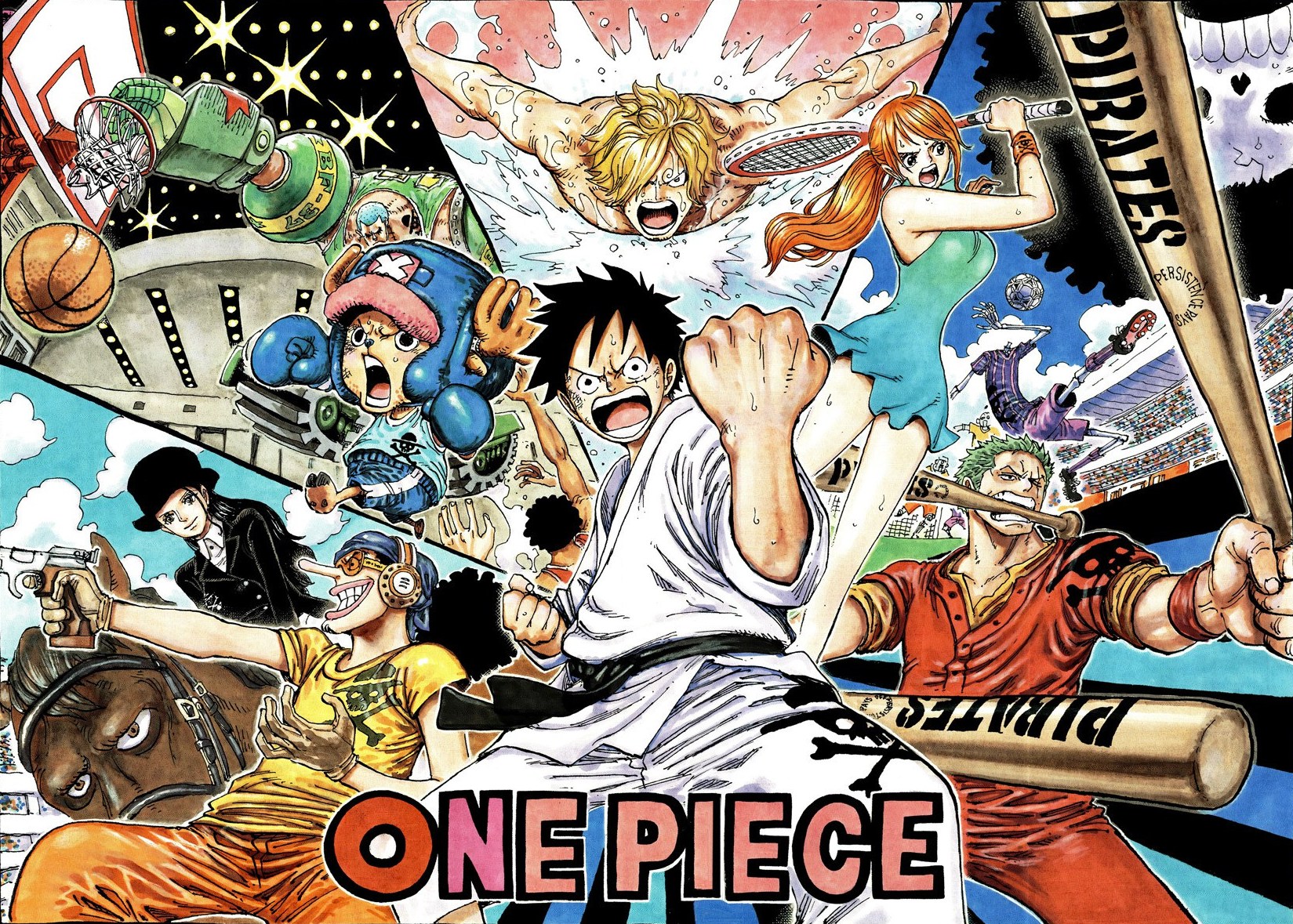 One Piece Piece Manga Colorido