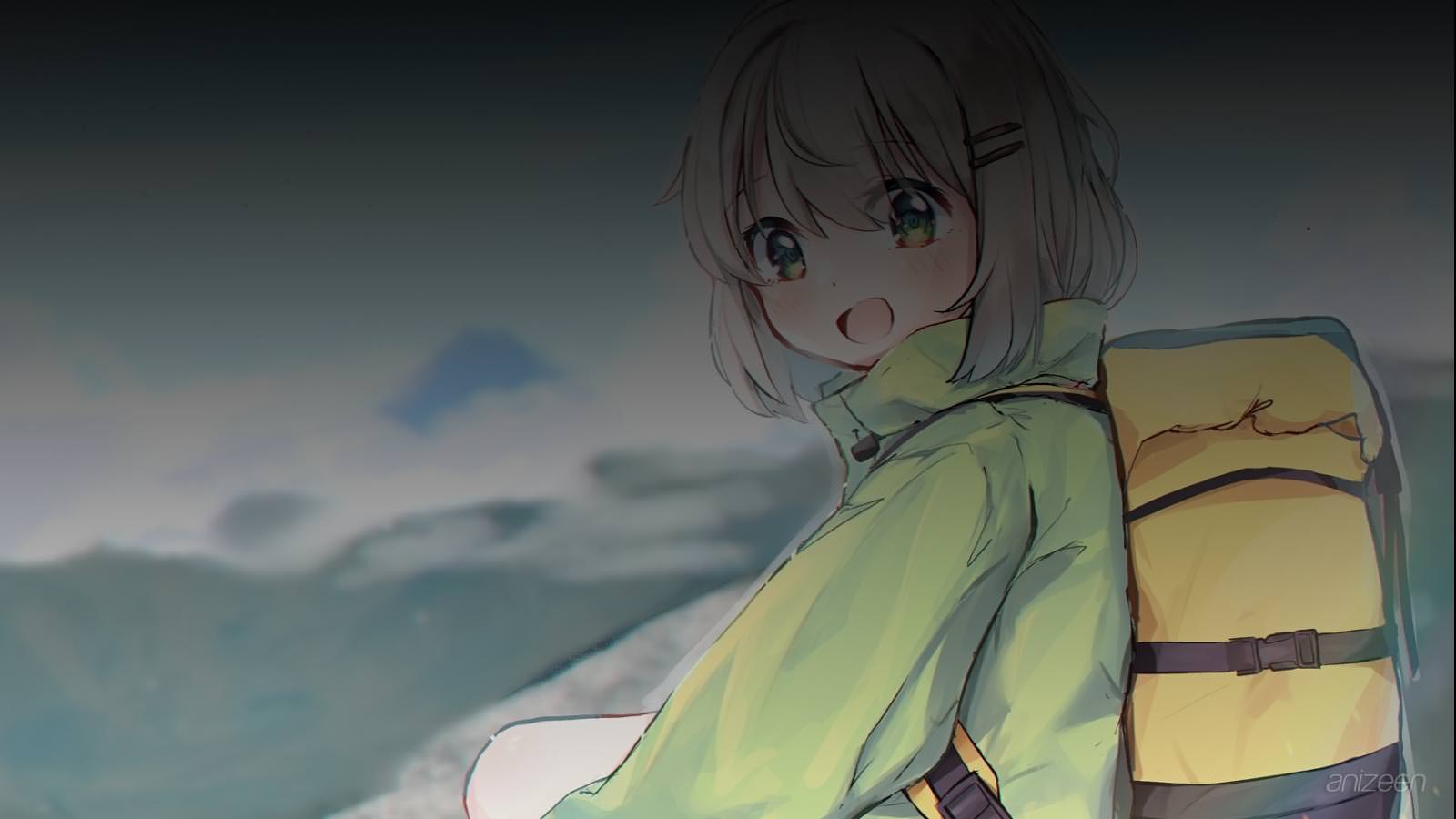 Anime Yama no Susume HD Wallpaper by にゃー