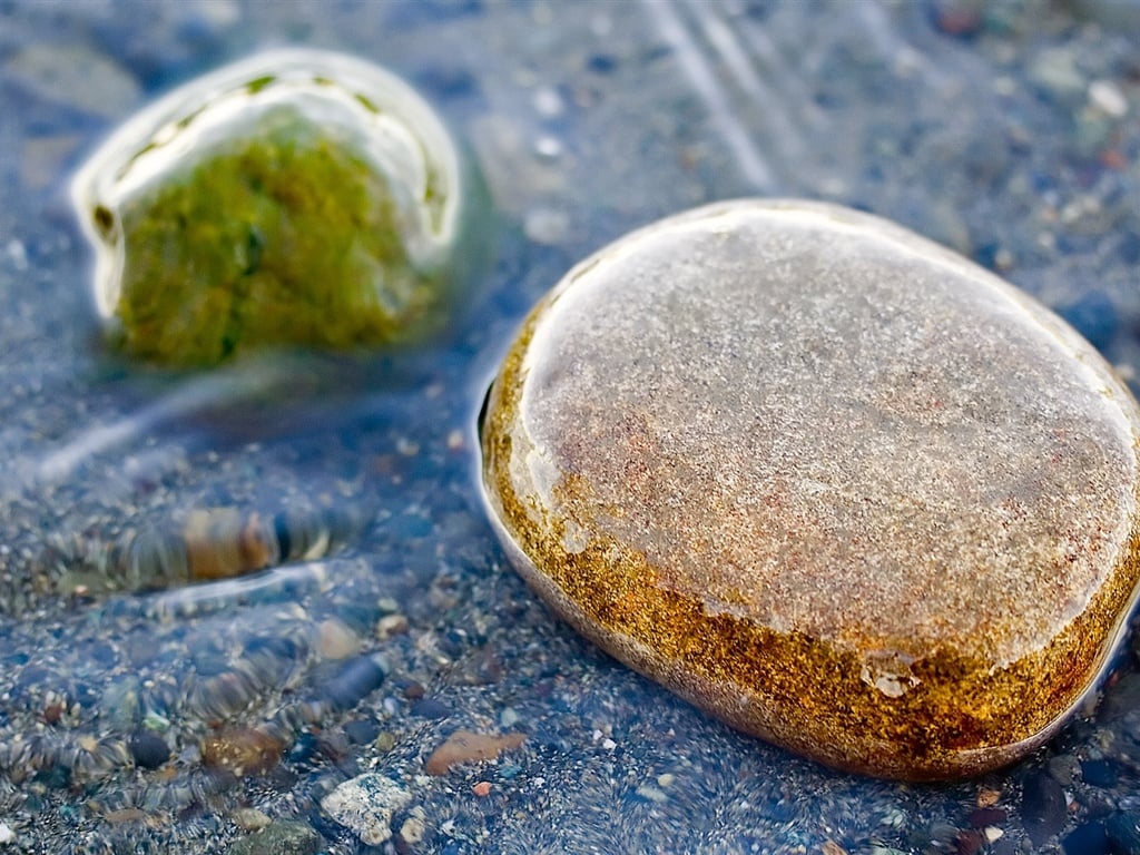 Pebbles In Water 640x960 IPhone 4 4S Wallpaper, Background, Picture, Image