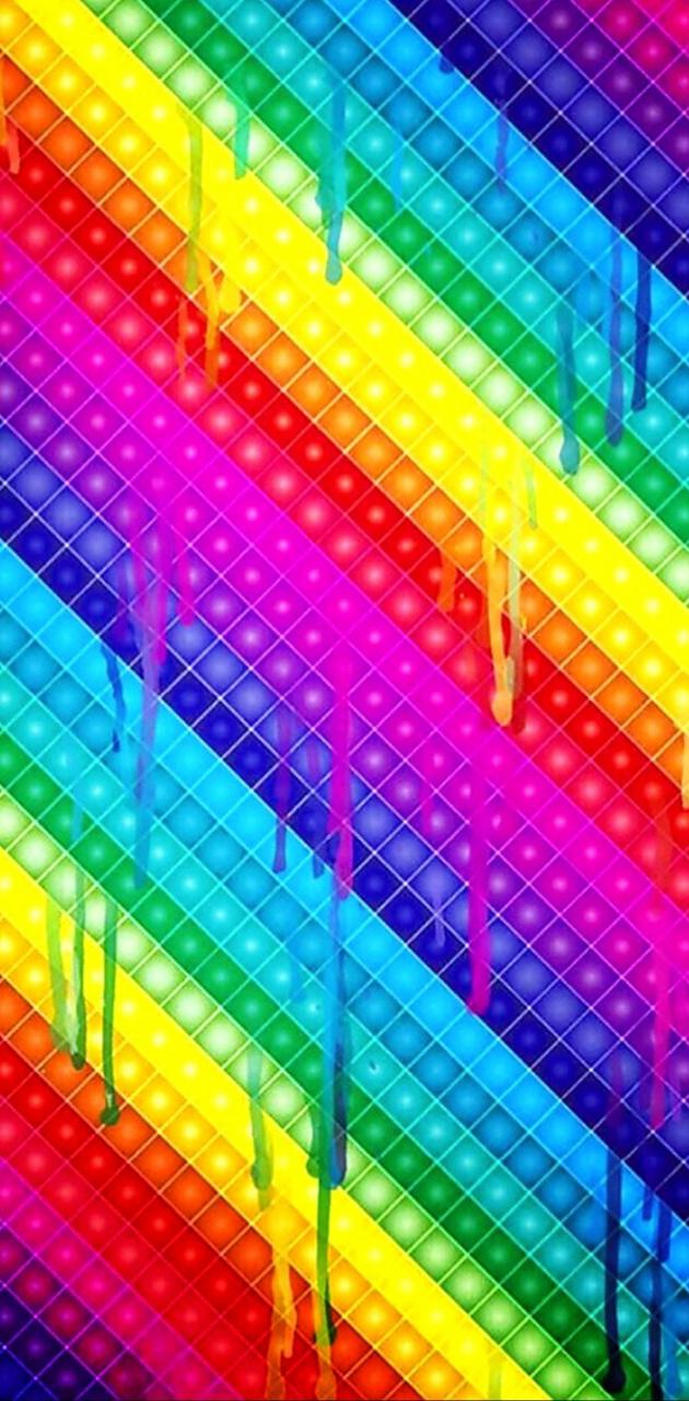 Rainbow Drip wallpaper