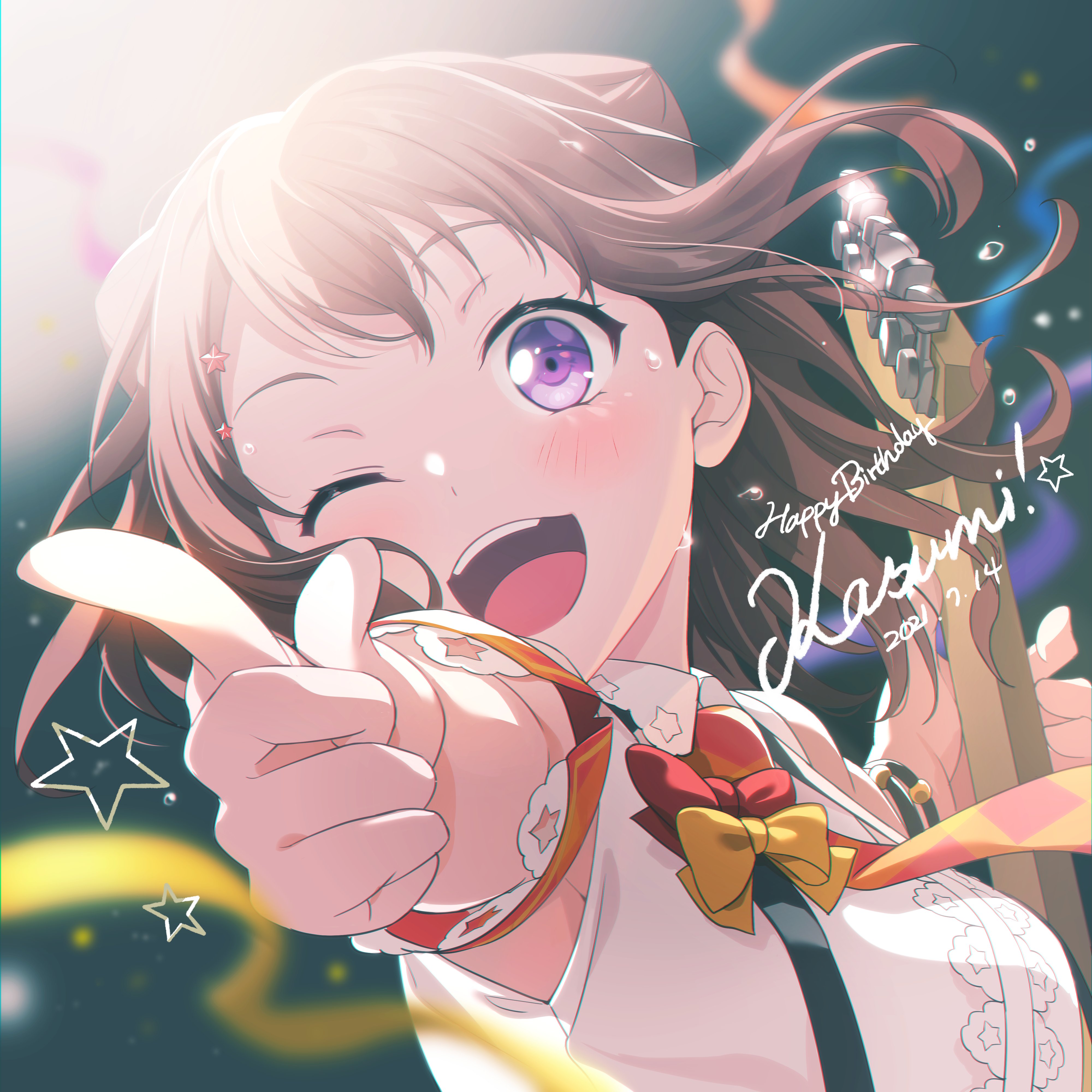 toyama kasumi (bang dream!) drawn