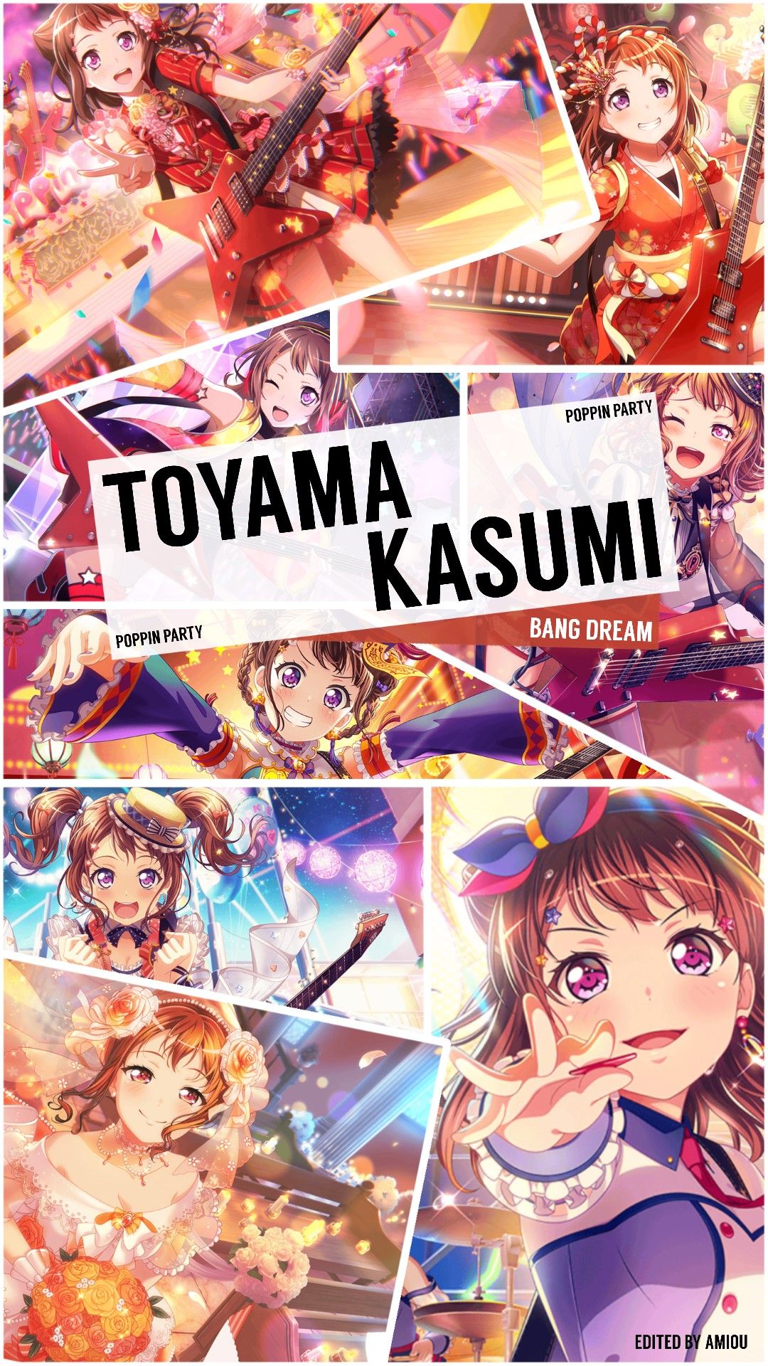 Toyama Kasumi. Gambar karakter, Karakter animasi, Animasi