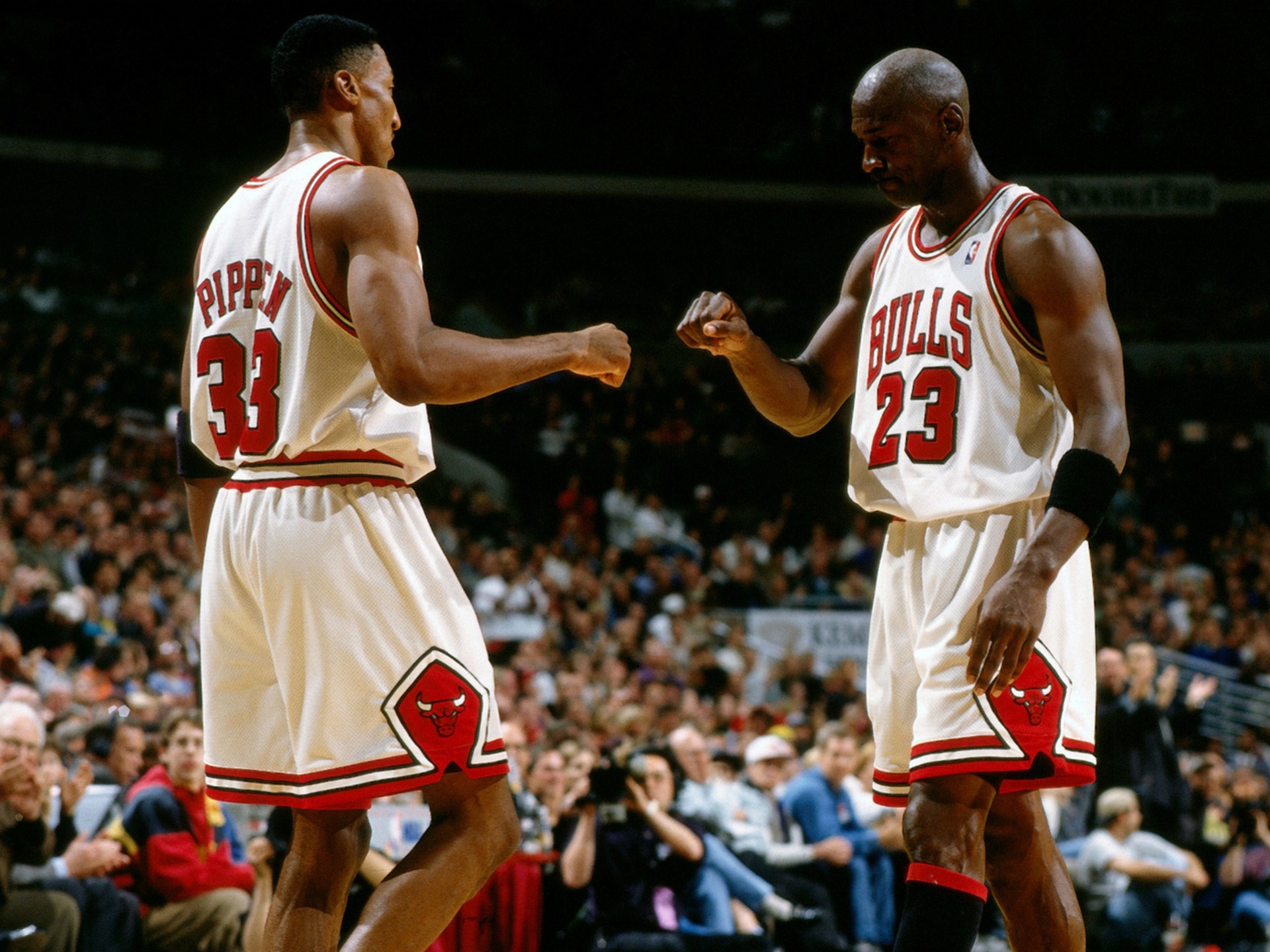 Scottie Pippen Michael Jordan NBA Basketball Wallpaper