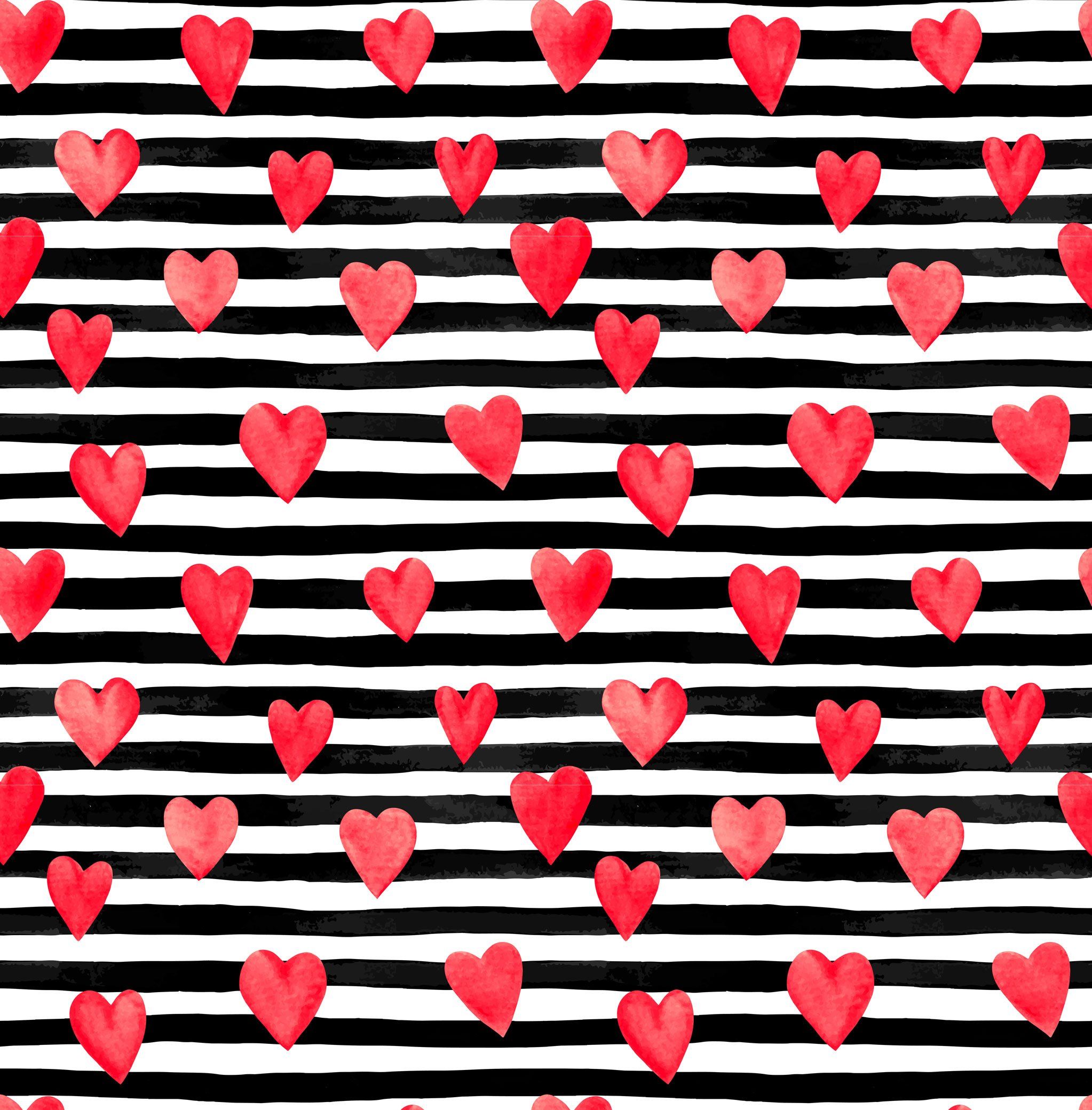 Bold Hearts & Stripes. Valentines illustration, Valentines wallpaper, Heart wallpaper