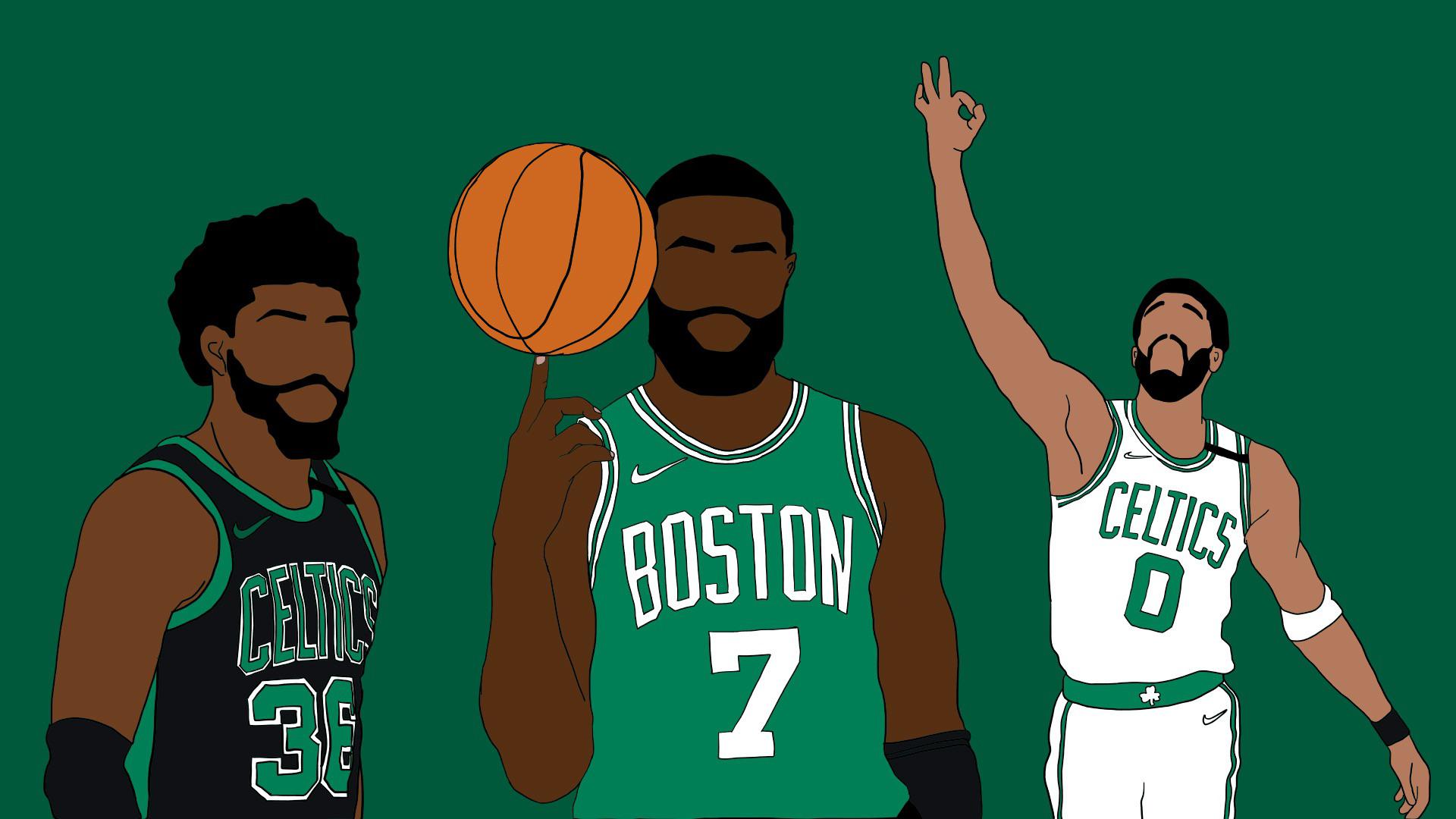 Made some Celtics wallpaper- JB, Tatum and Marcus Smart