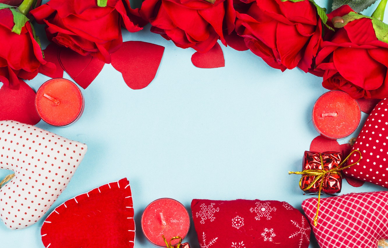 Wallpaper love, flowers, heart, roses, frame, red, love, romantic, hearts, valentine's day, gift, roses, frame image for desktop, section праздники