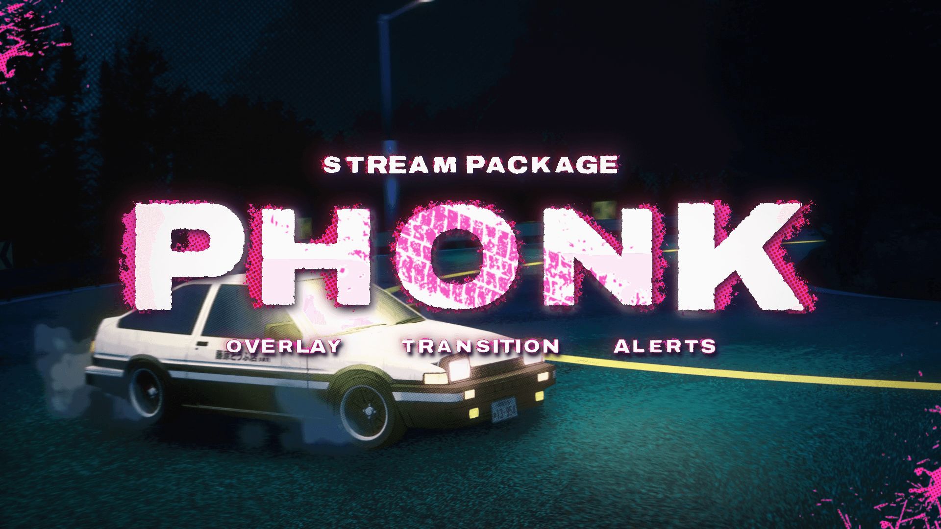 Phonk Overlay and Alerts Package for OBS Studio