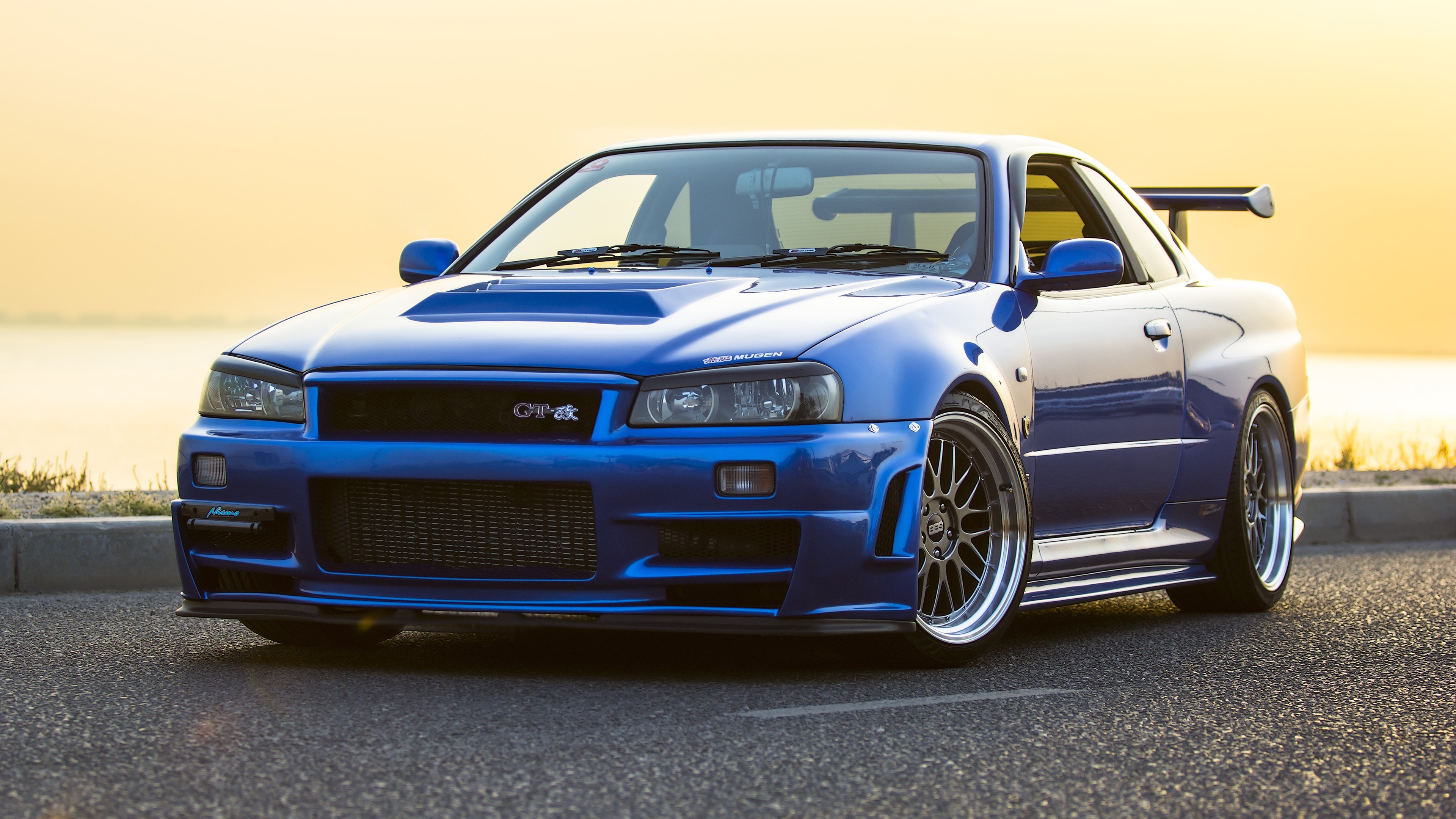 4K, JDM, Car, Nissan Skyline GT R R34, Vehicle Gallery HD Wallpaper