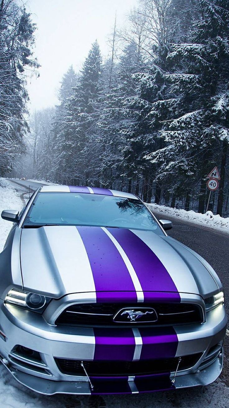 Ford Mustang Snow iPhone Wallpaper. Ford mustang wallpaper, Mustang wallpaper, Car wallpaper