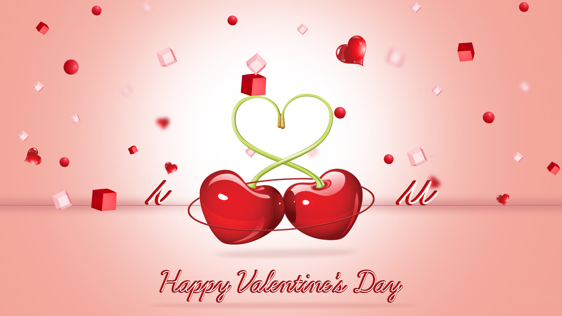 Happy Valentine's Day Desktop Wallpaper 1920×1080