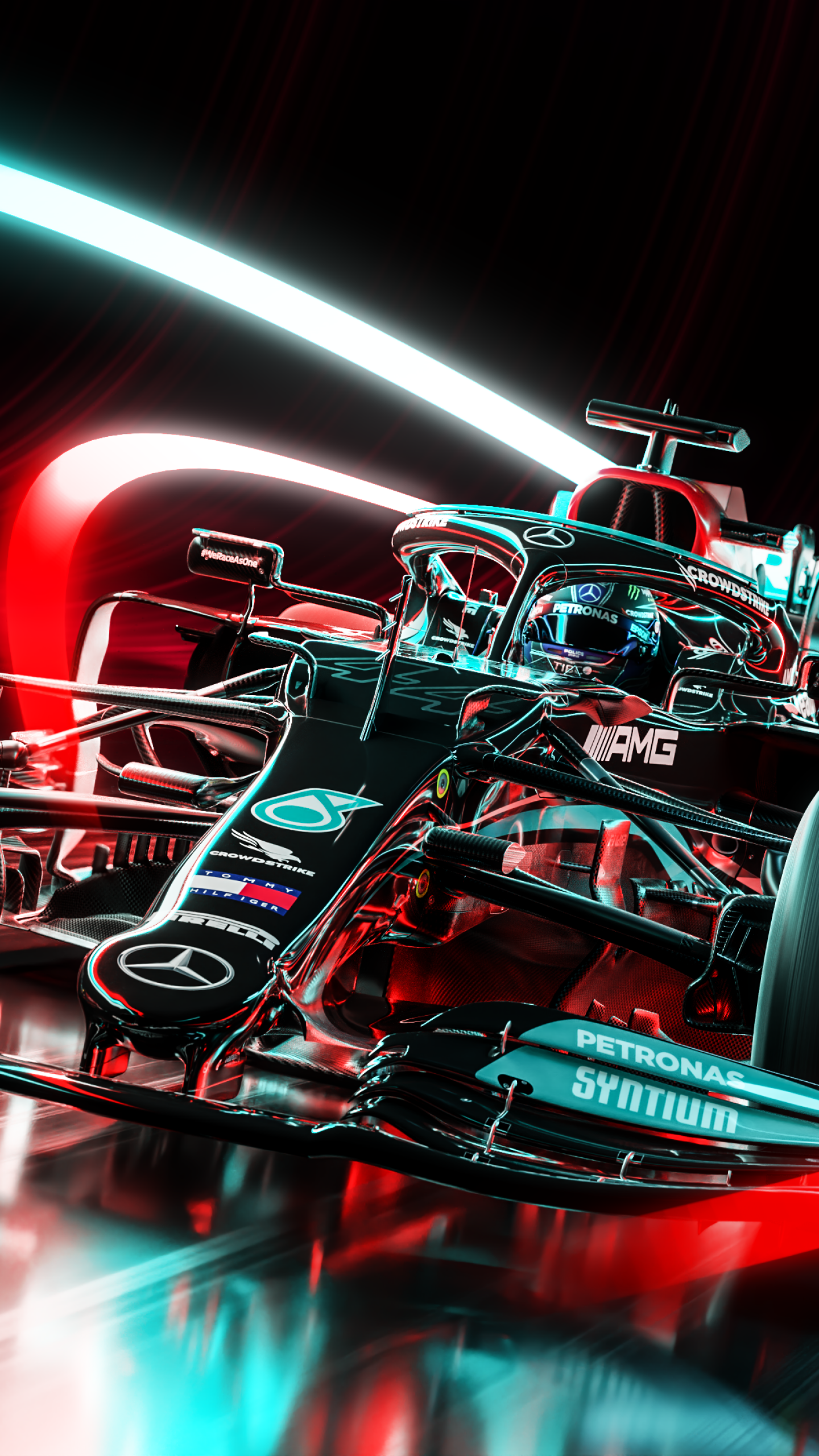 Mercedes AMG F1 W12 E Performance Wallpaper 4K, Formula E Racing Car, Cars