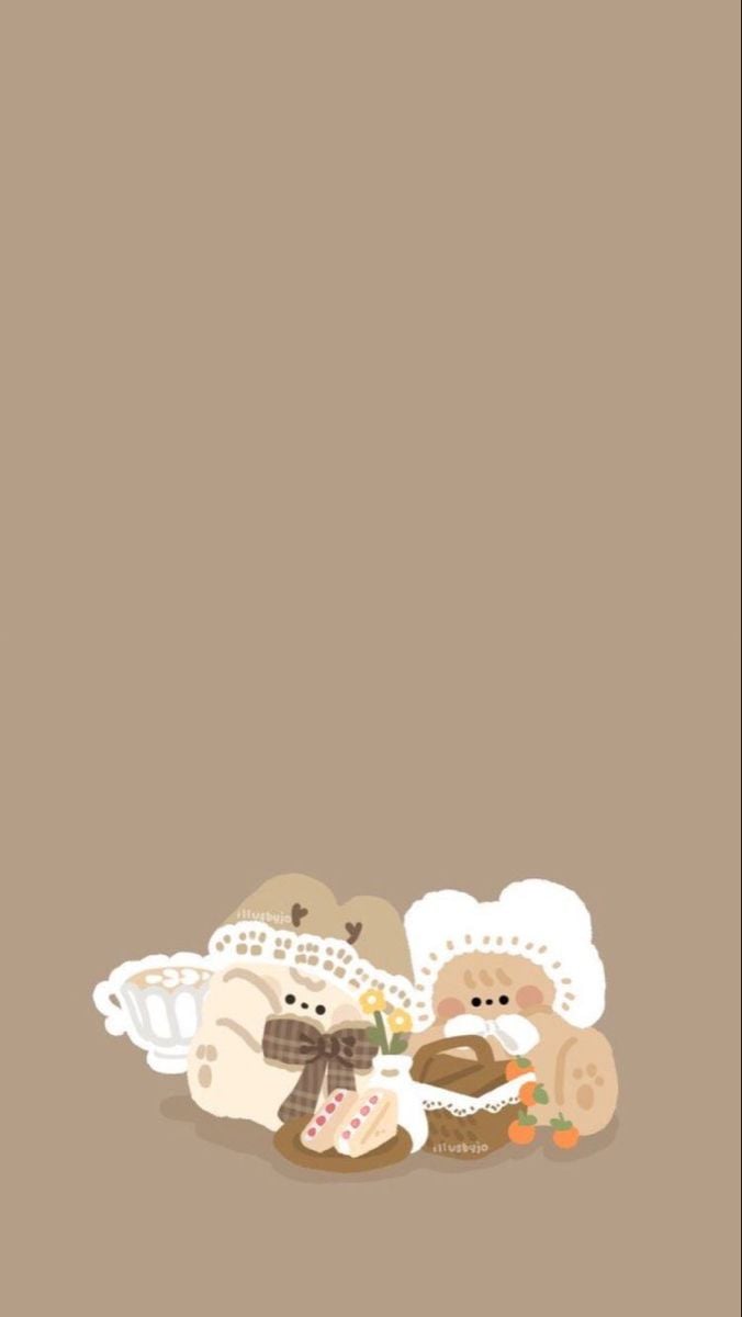 aesthetic korean wallpaper. Wallpaper iphone cute, Cute cartoon wallpaper, Kawaii wallpaper