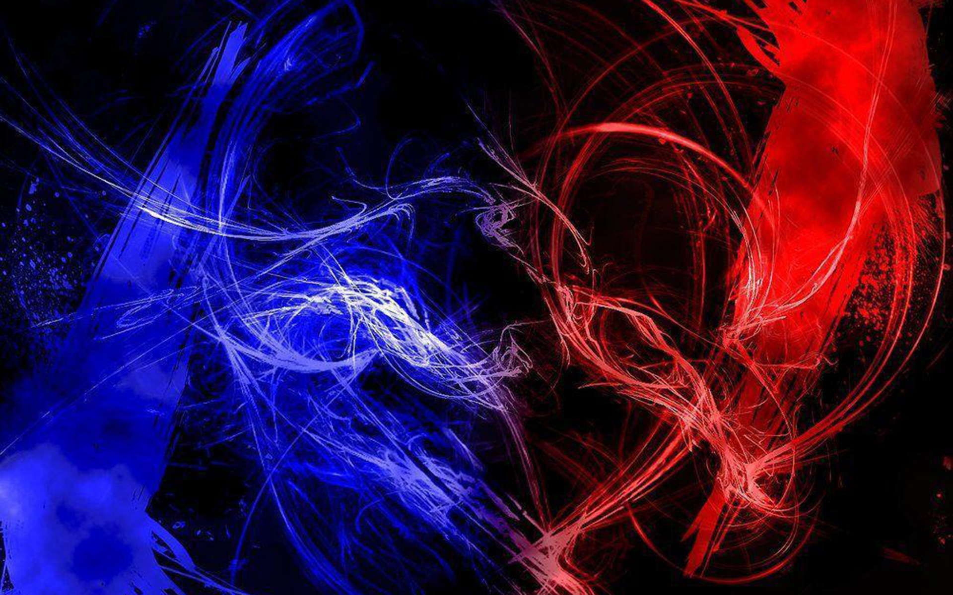 Free Download Cool Red and Blue Wallpaper for PC