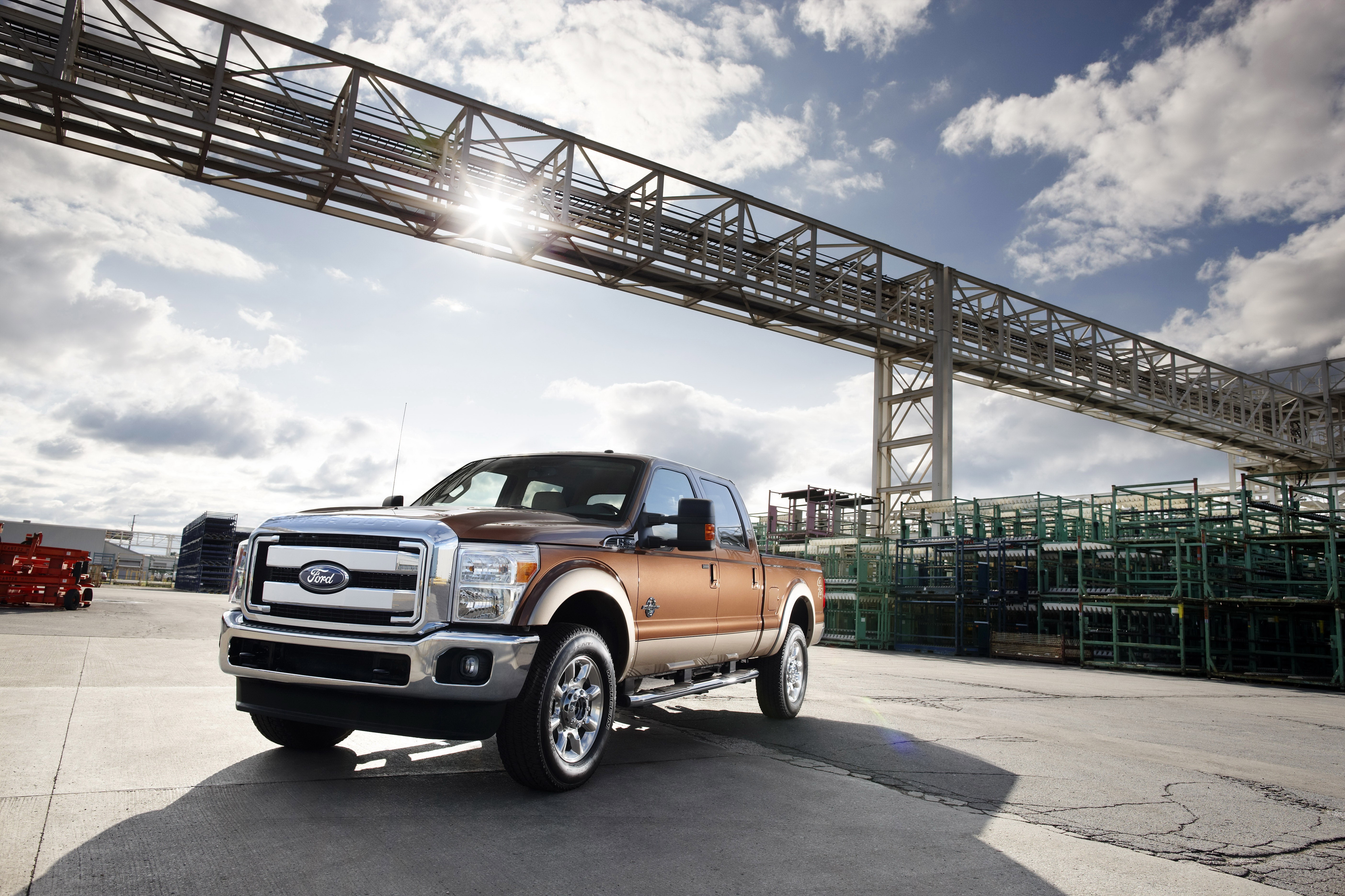 4K, 5K, 2011 Super Duty, Ford, Sky Gallery HD Wallpaper