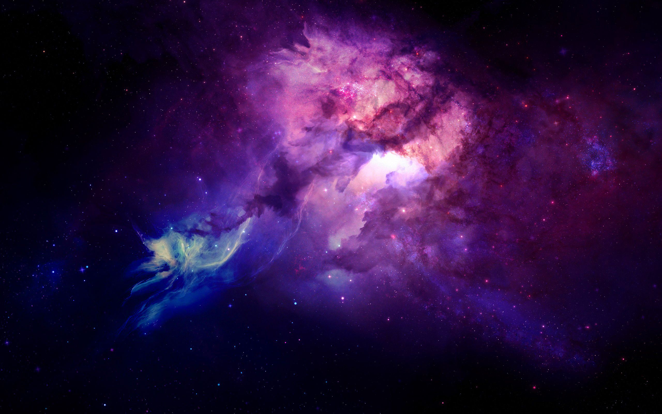Pink and Blue Space Wallpaper Free Pink and Blue Space Background