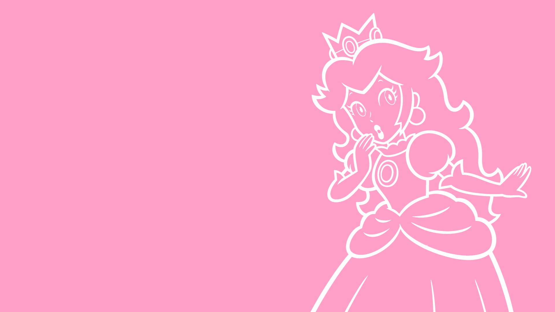drawing, illustration, video games, text, pattern, Super Mario, Princess Peach, pink, Nintendo, magenta, hand, line, sketch, human body, font, organ Gallery HD Wallpaper