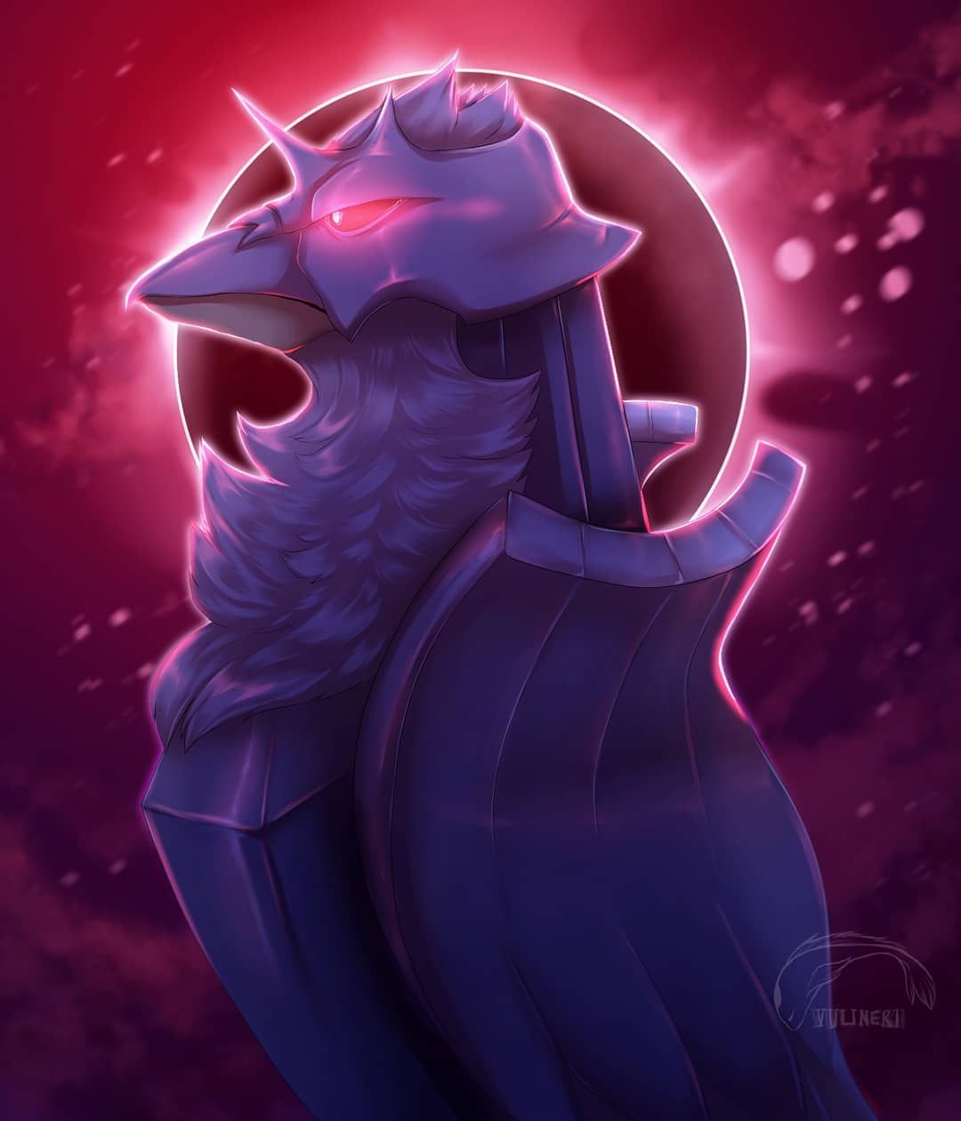 Dynamax Corviknight. Pokemon, Anime, Criaturas escuras