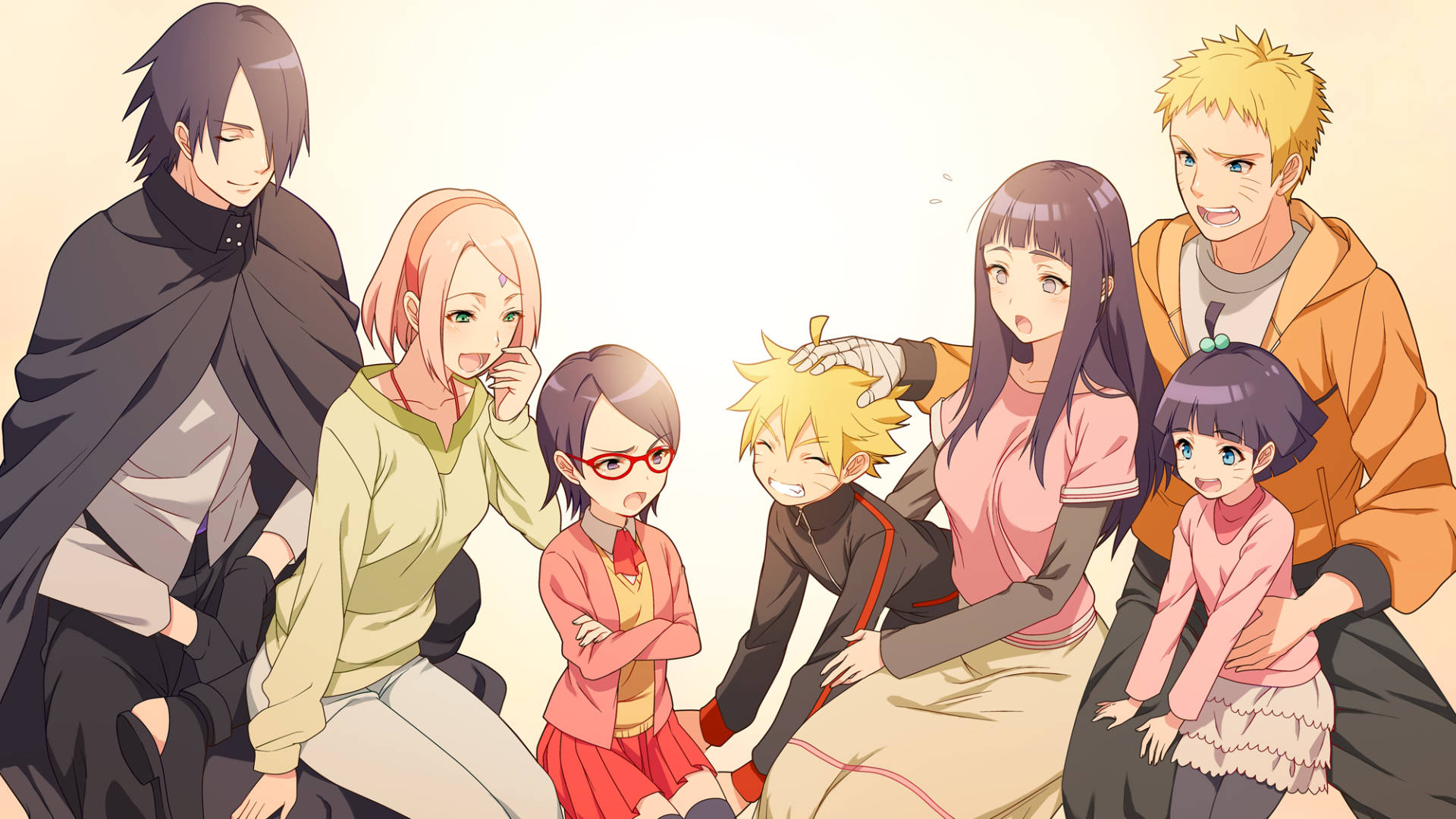 Download 1920 X 1080 Anime Family Photo Wallpaper