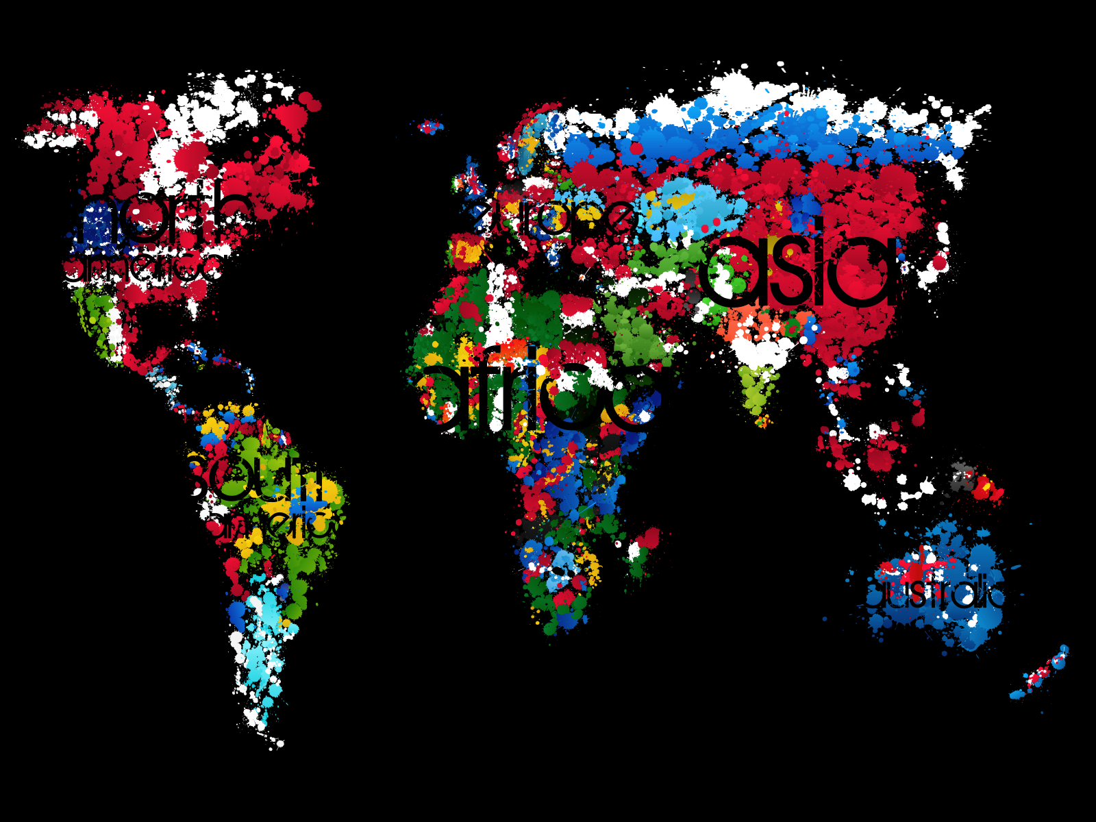 Map of the World Wallpaper