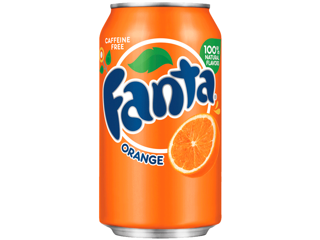 Fanta Orange Large Can transparent PNG