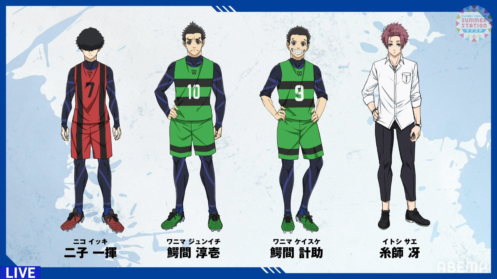 Rayuga Lock TV Anime: New characters visual! First look at Itoshi Sae!