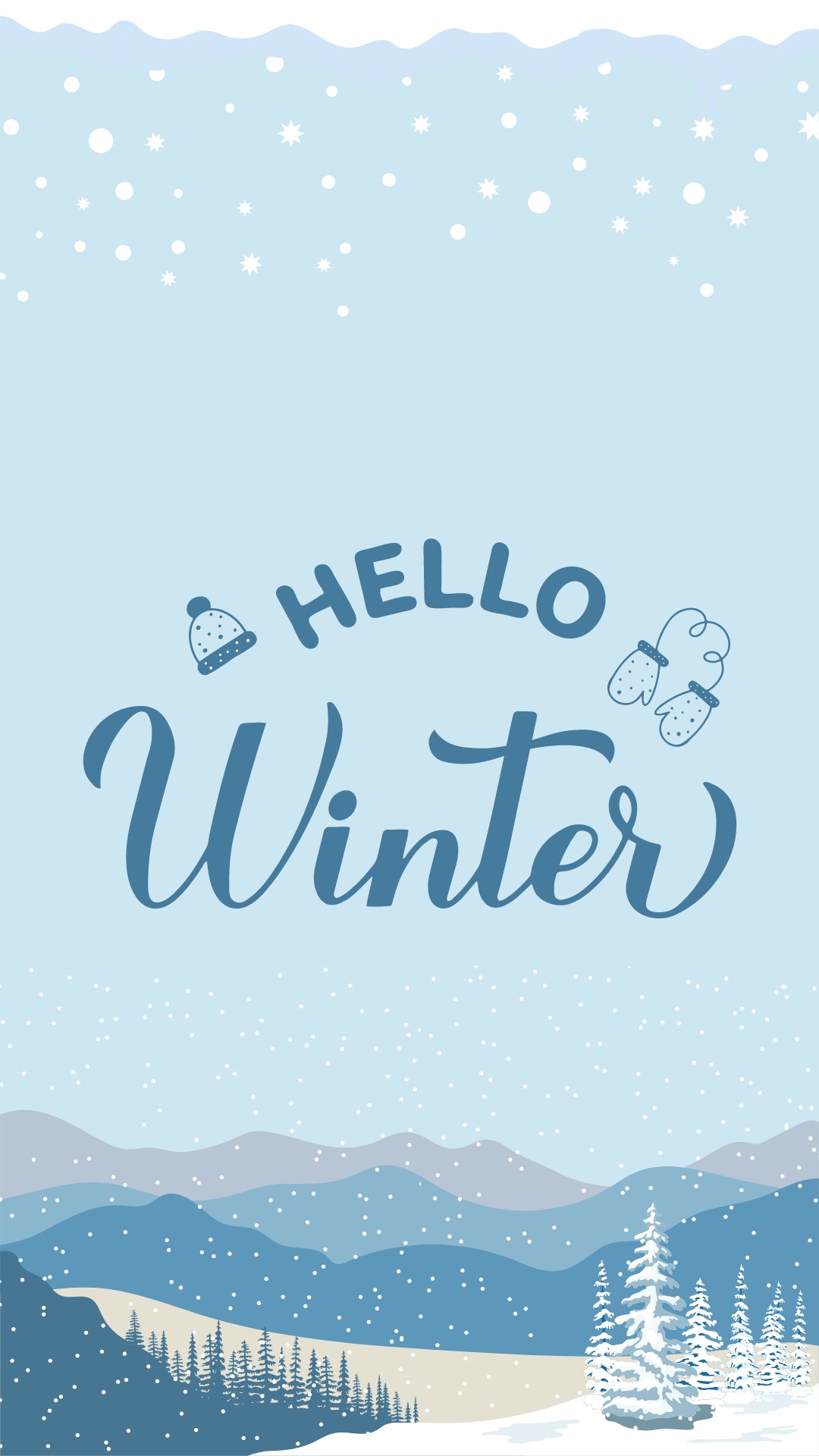 Hello Winter Phone Wallpapers - Wallpaper Cave