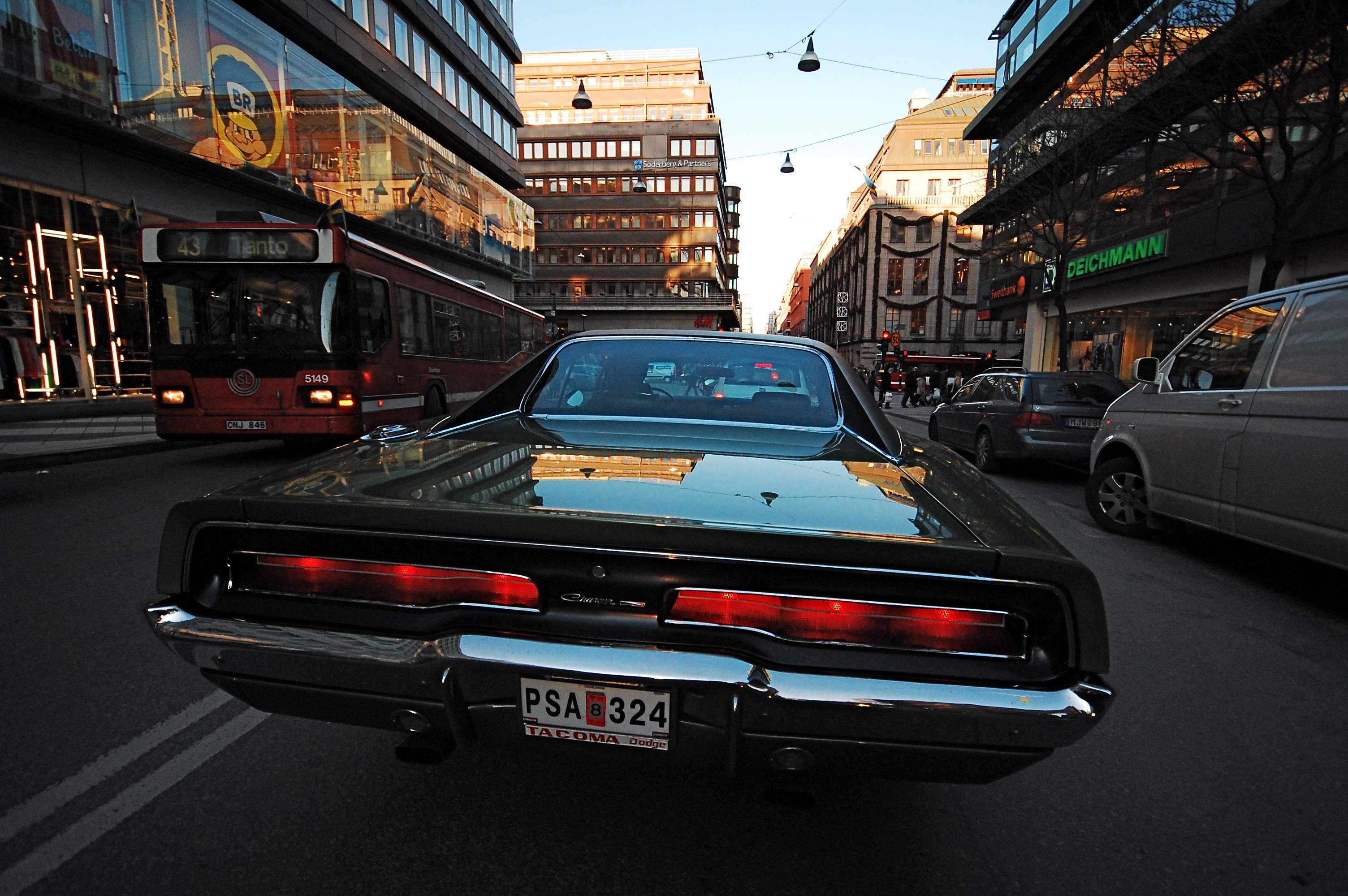 car, Dodge, City, Street, 1969 Dodge Charger R T Wallpaper HD / Desktop and Mobile Background