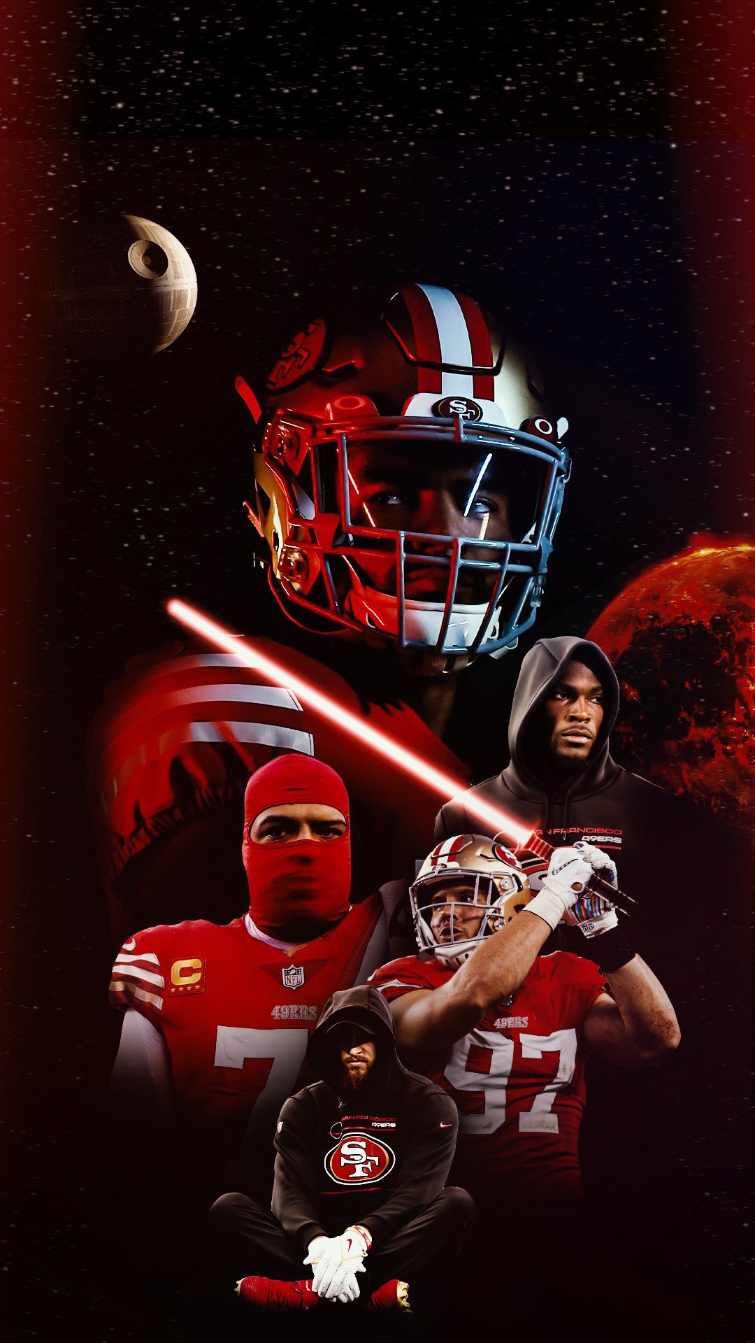 San Francisco 49ers the Fourth (wallpaper) be with you. #MayThe4th x #WallpaperWednesday