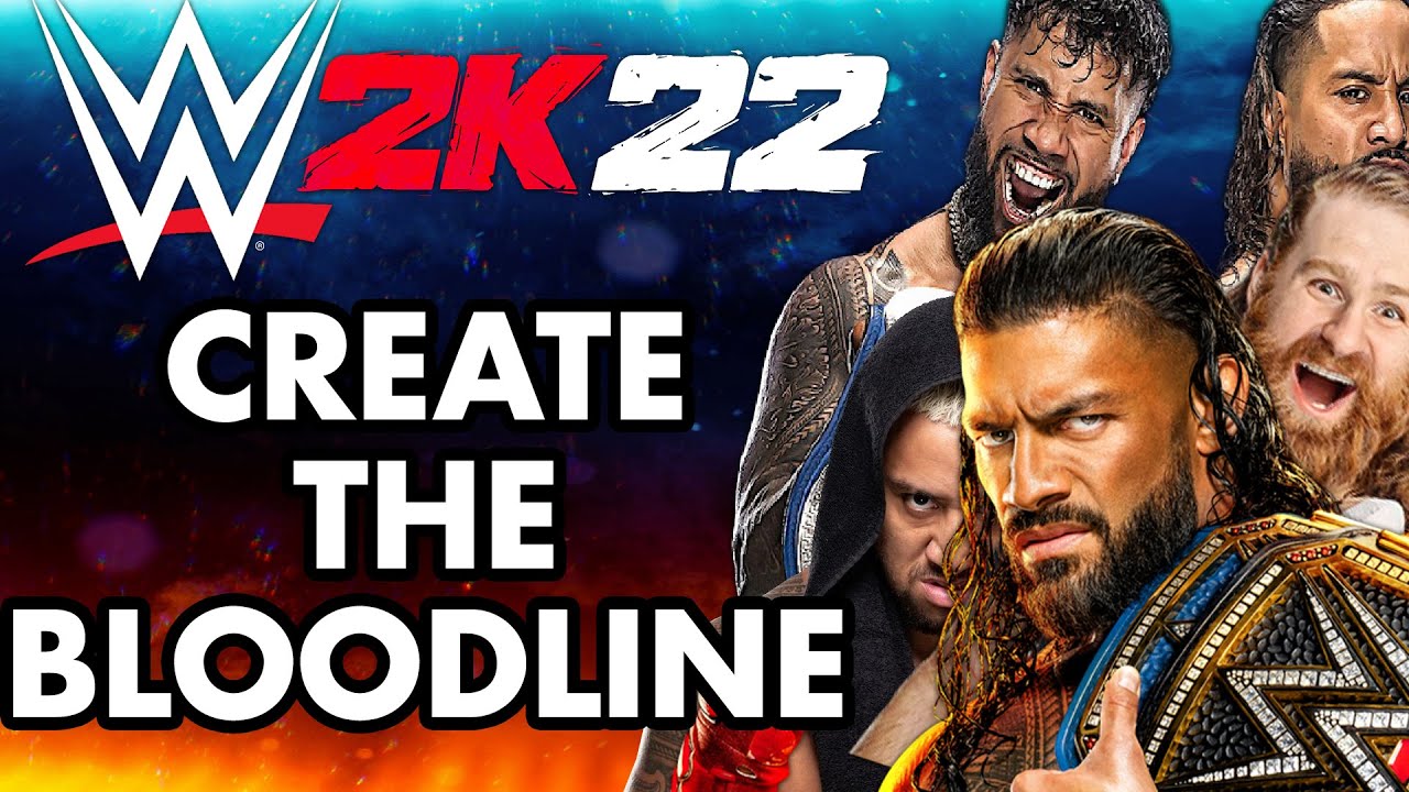 NEW WWE 2K22 How to Create The Bloodline Faction!